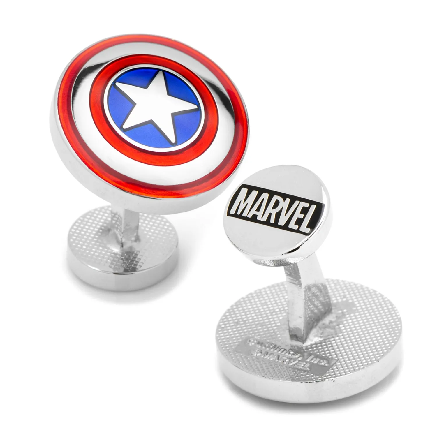 Cheap Avengers Captain America Shield Cufflinks Luxury Cufflinks | Movies & Characters Cufflinks