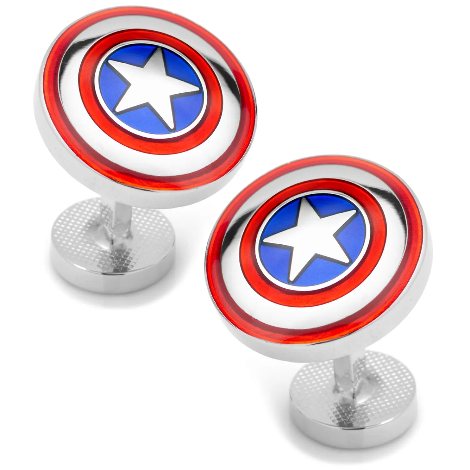 Cheap Avengers Captain America Shield Cufflinks Luxury Cufflinks | Movies & Characters Cufflinks