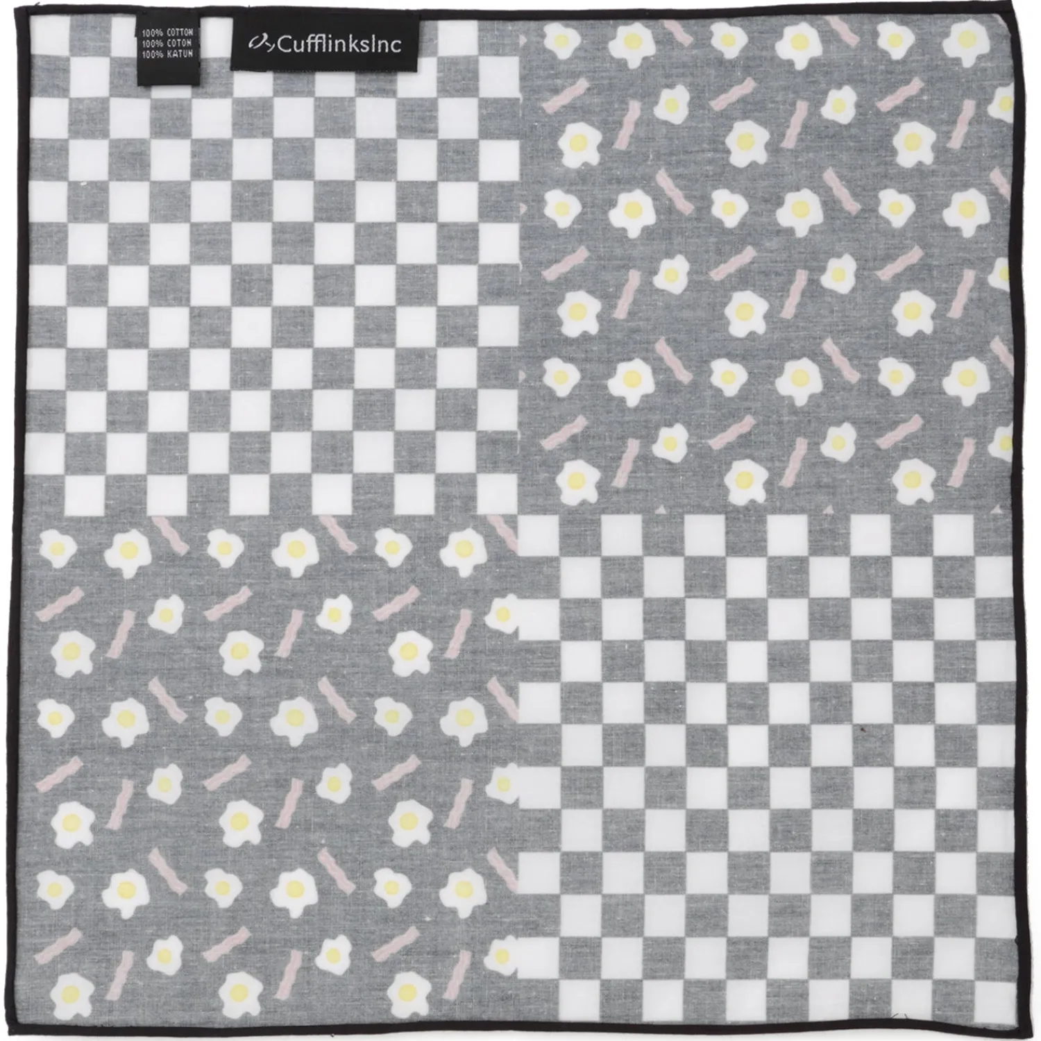 New Bacon Eggs Pocket Square Pocket Squares | Hobbies & Interests Cufflinks