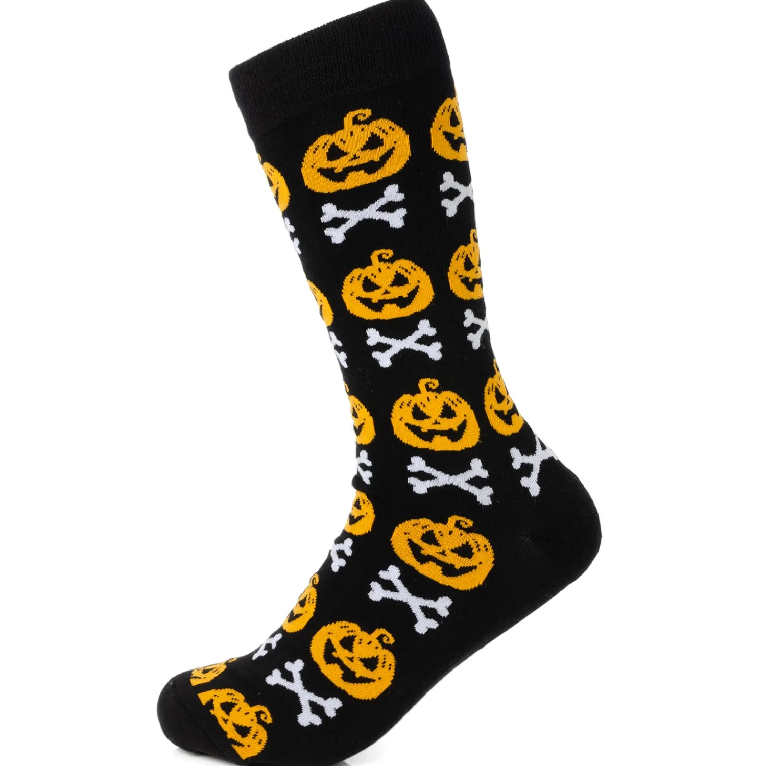 Sale Bad To The Bone Pumpkin Black Men's Socks Socks | Hobbies & Interests Cufflinks