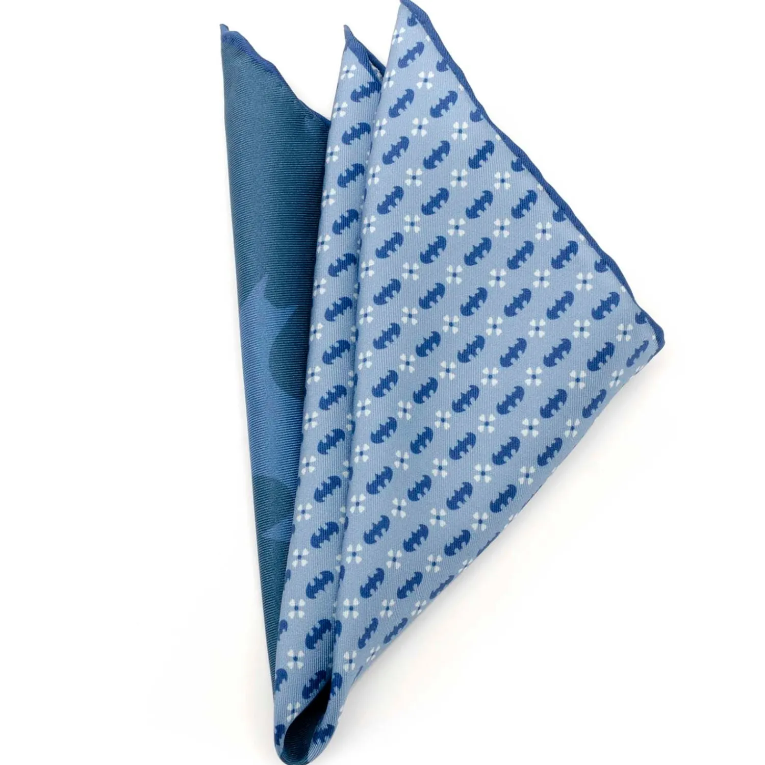 Best Batman Multi Motif Blue Pocket Square Pocket Squares