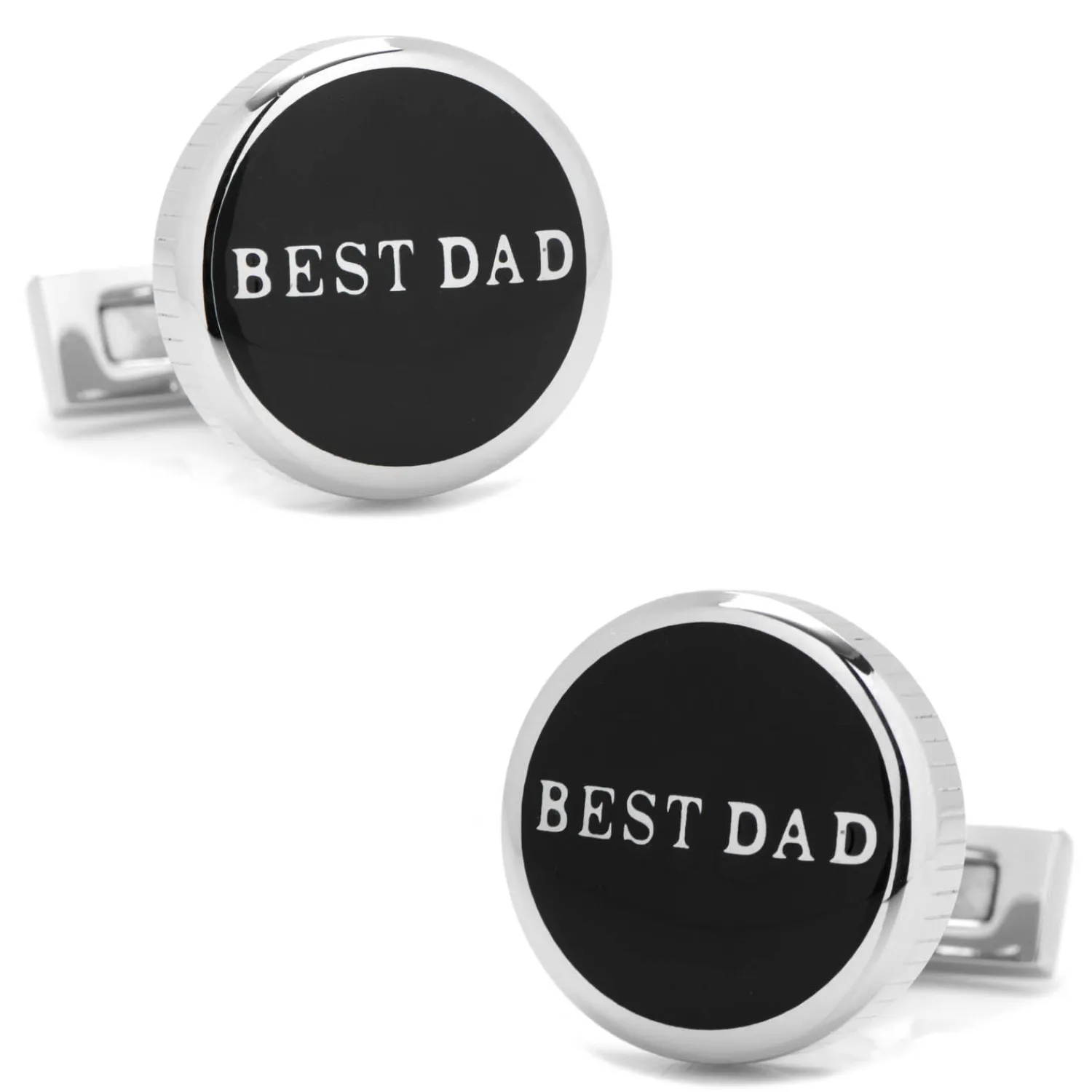 Cheap Best Dad Black Stainless Steel Cufflinks Luxury Cufflinks | Hobbies & Interests Cufflinks