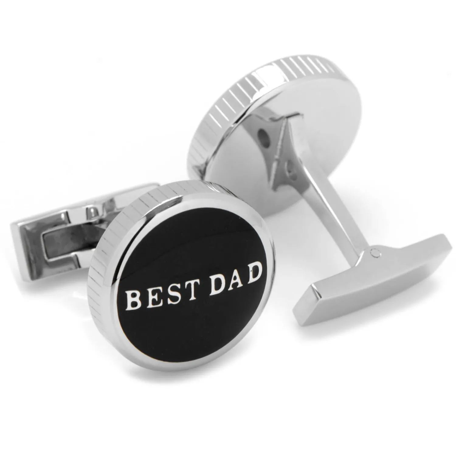 Cheap Best Dad Black Stainless Steel Cufflinks Luxury Cufflinks | Hobbies & Interests Cufflinks