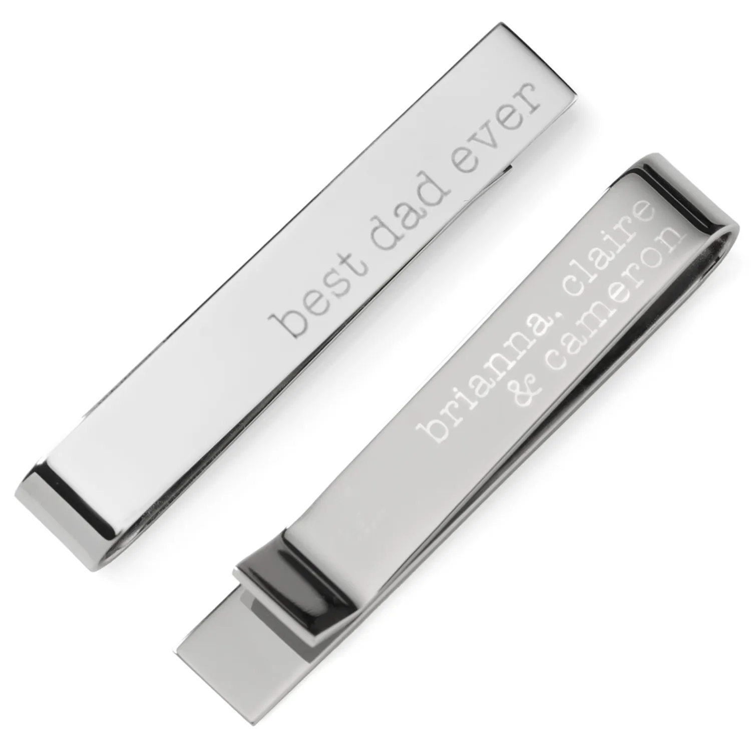 Clearance Best Dad Ever Engravable Tie Bar Hobbies & Interests Cufflinks