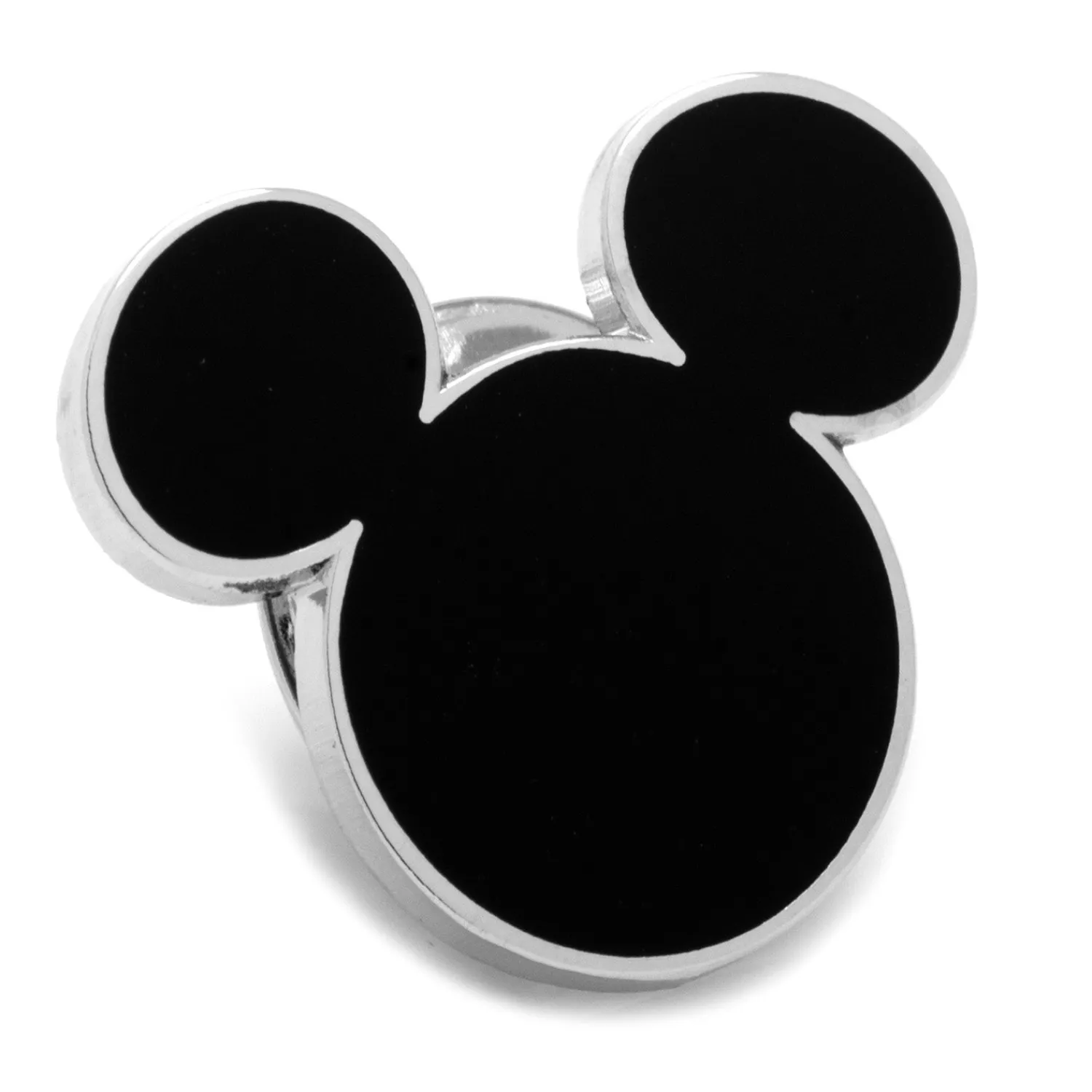 New Black Mickey Mouse Silhouette Lapel Pin Lapel Pins