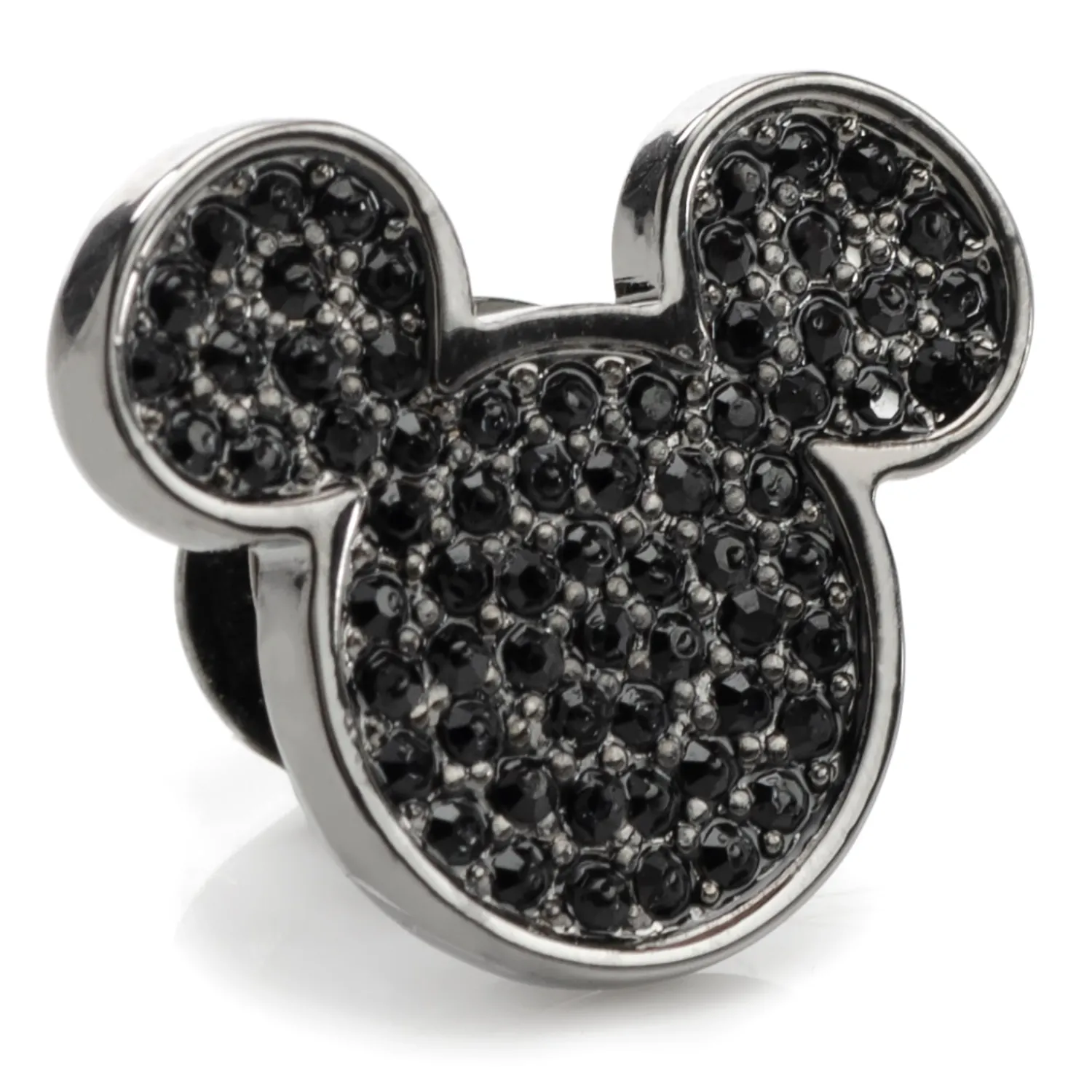 Flash Sale Black Pave Crystal Mickey Mouse Lapel Pin Lapel Pins