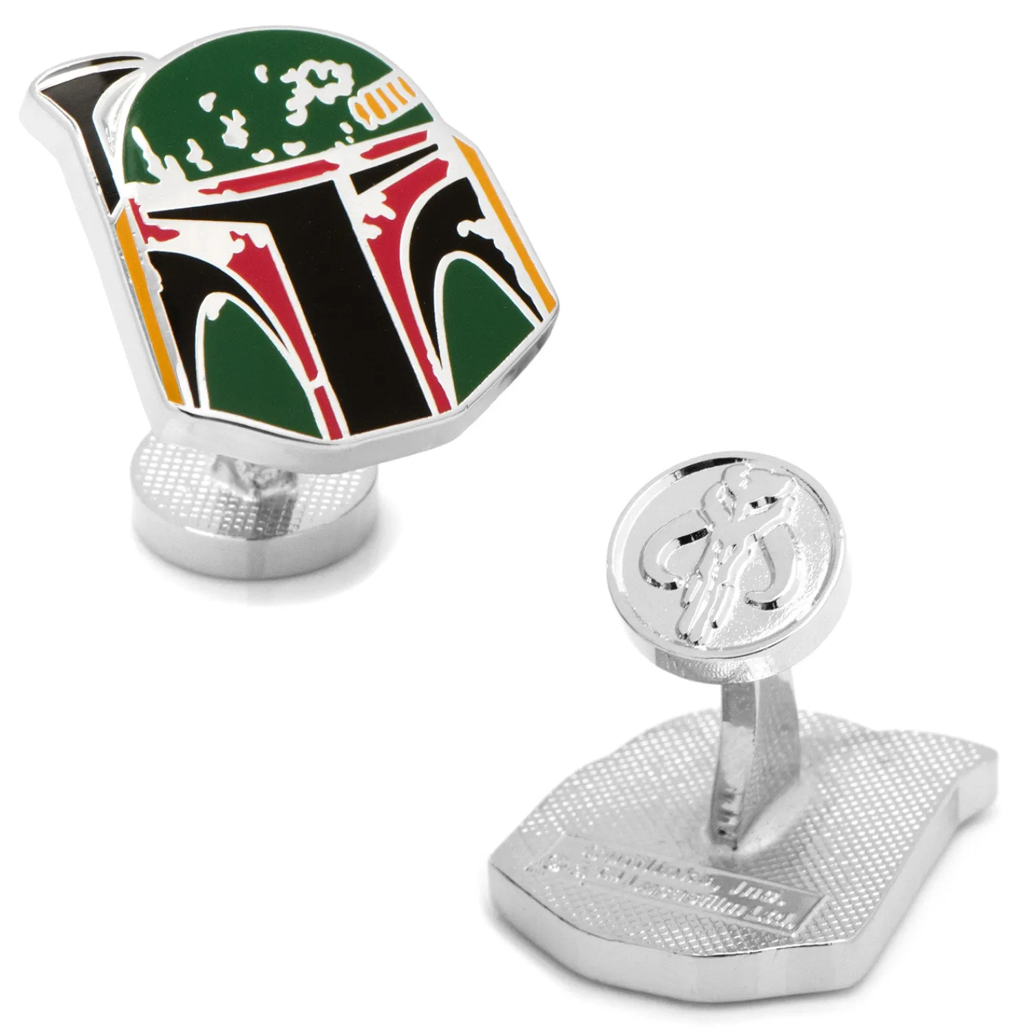 Flash Sale Boba Fett Distressed Helmet Cufflinks Luxury Cufflinks | Hobbies & Interests Cufflinks