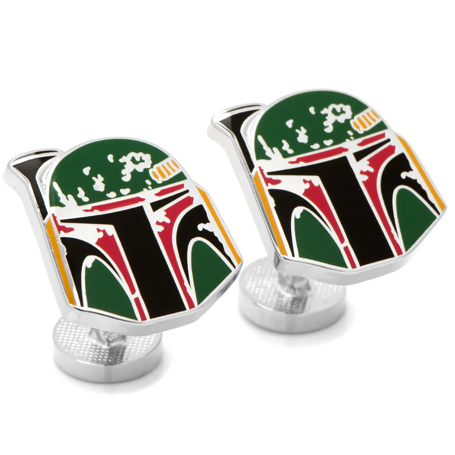 Flash Sale Boba Fett Distressed Helmet Cufflinks Luxury Cufflinks | Hobbies & Interests Cufflinks