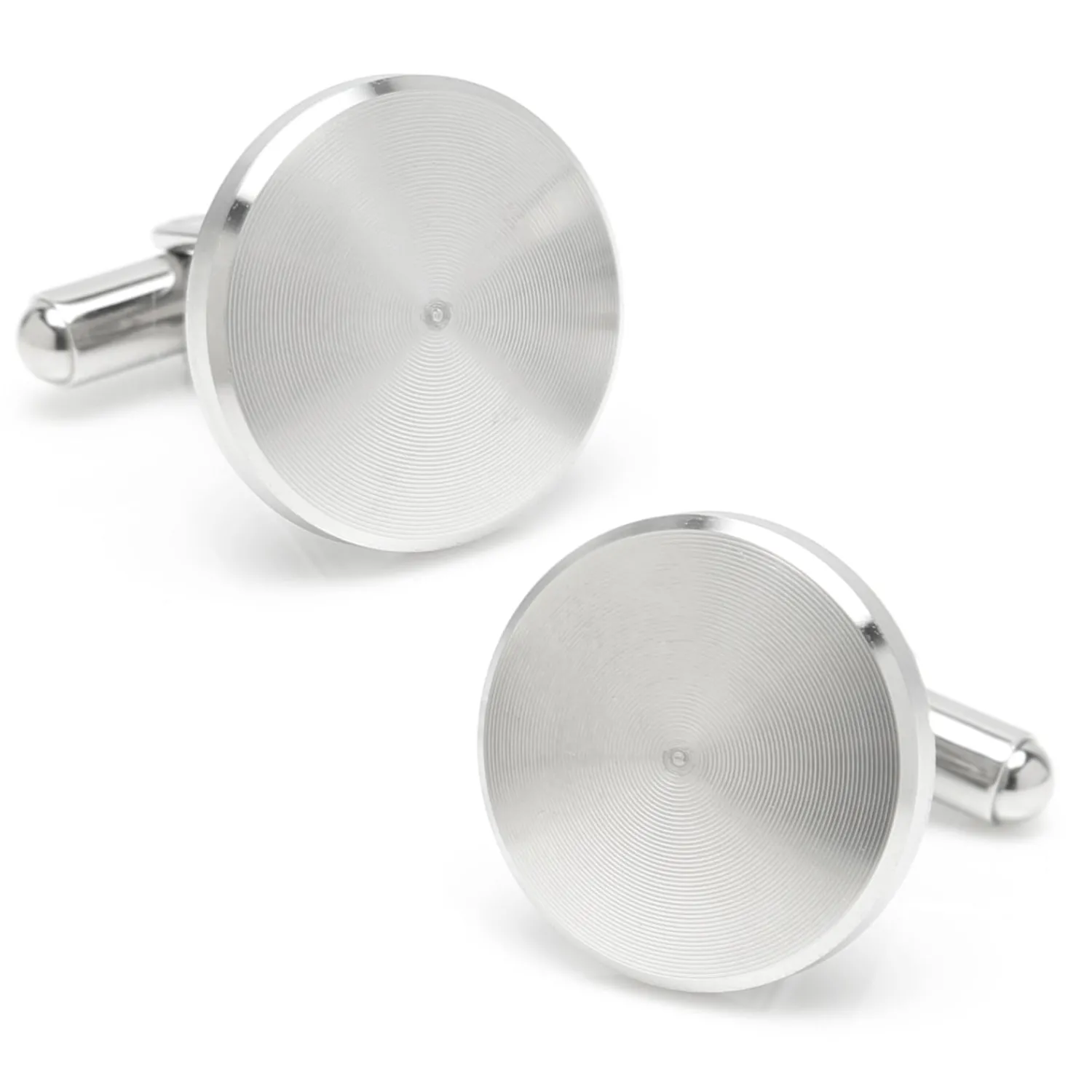 Online Brushed Radial Stainless Steel Cufflinks Luxury Cufflinks | Hobbies & Interests Cufflinks