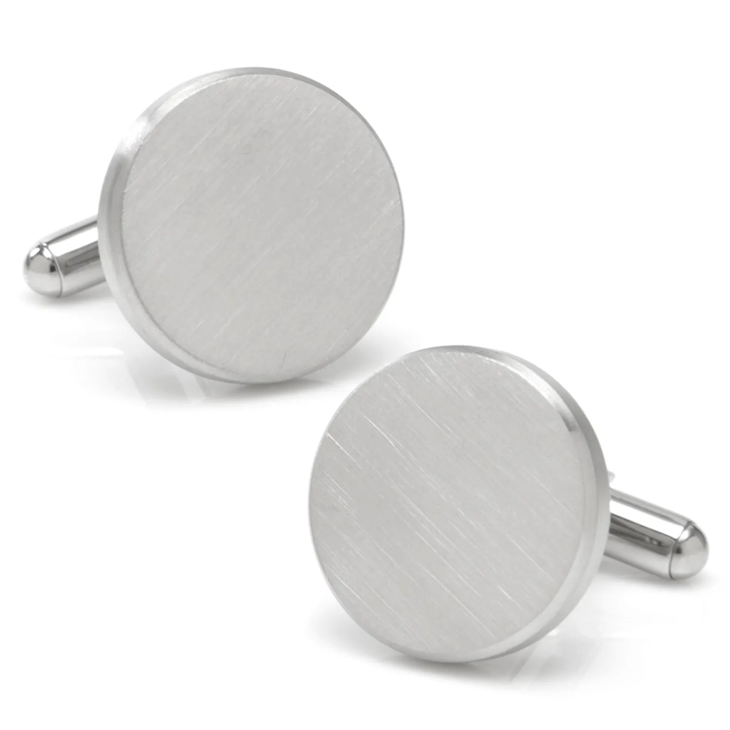 Online Brushed Stainless Steel Cufflinks Luxury Cufflinks | Hobbies & Interests Cufflinks