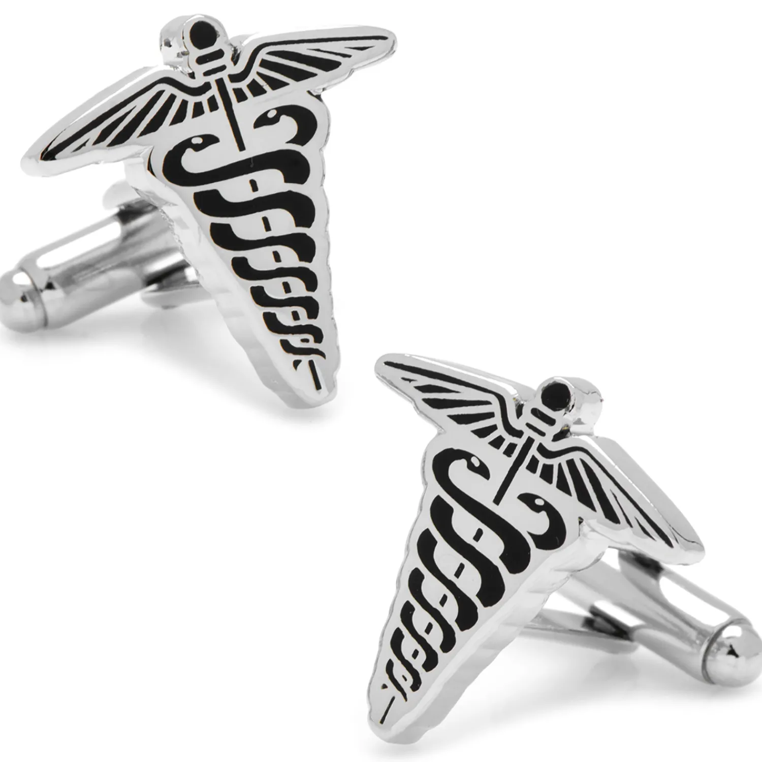 Online Caduceus Cufflinks Luxury Cufflinks | Career Cufflinks