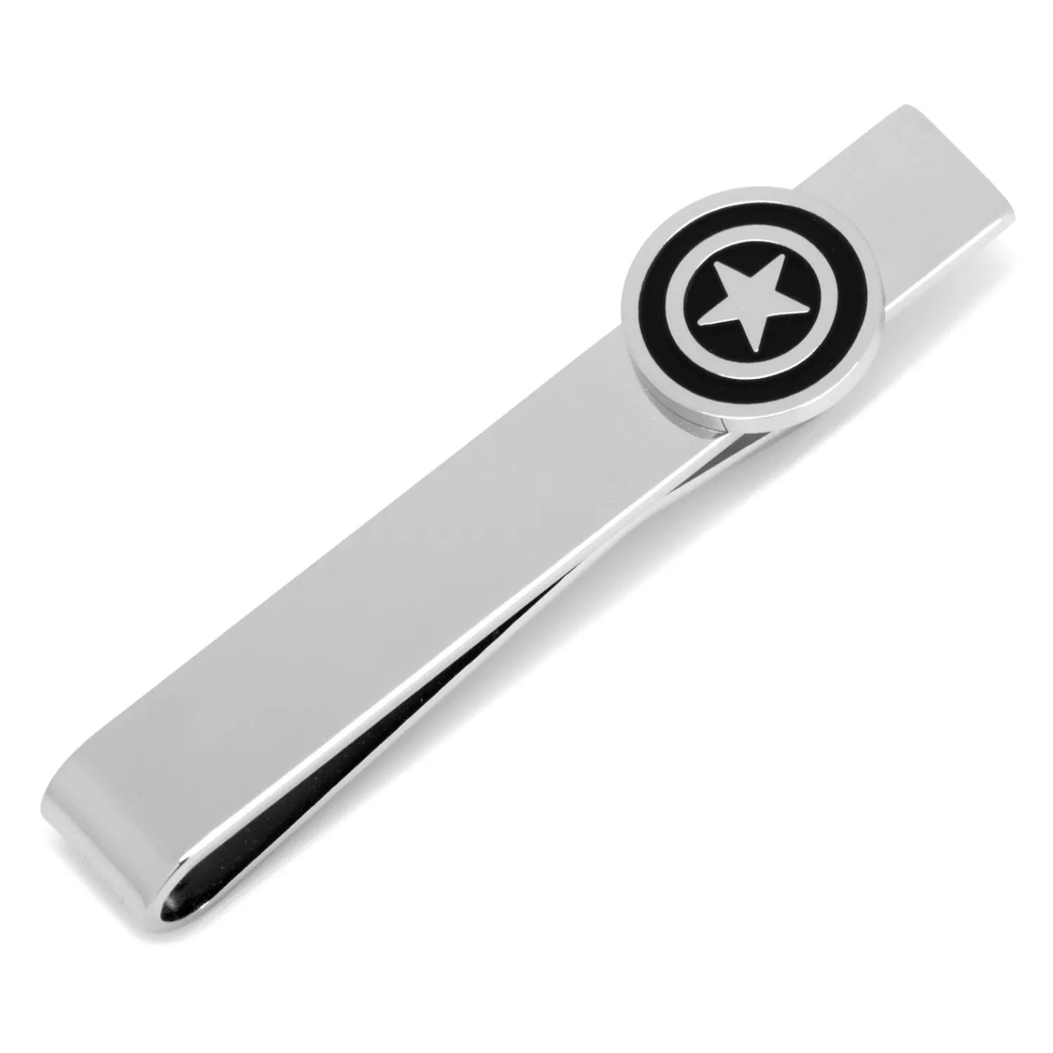 Flash Sale Captain America Silver Tie Bar Movies & Characters Tie Bars