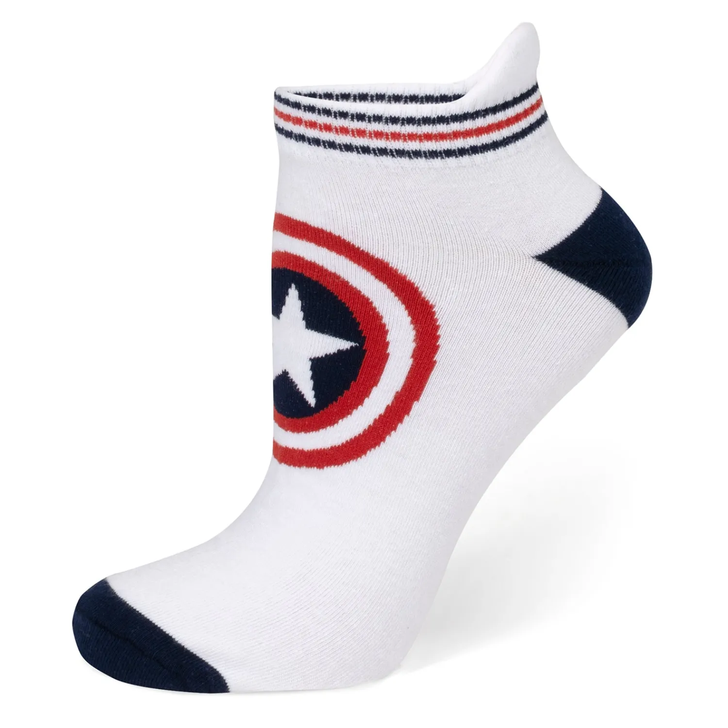 Sale Captain America White Ankle Socks Socks