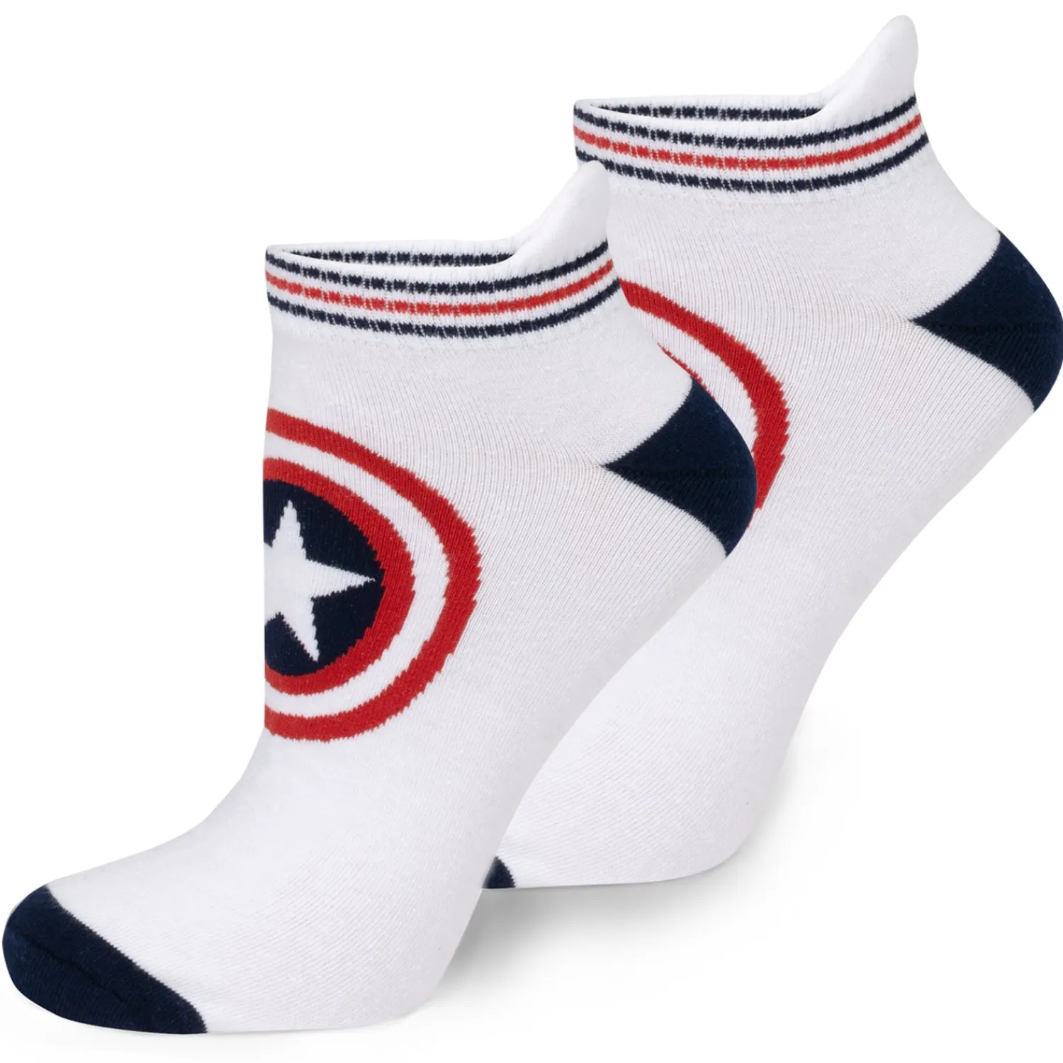 Sale Captain America White Ankle Socks Socks