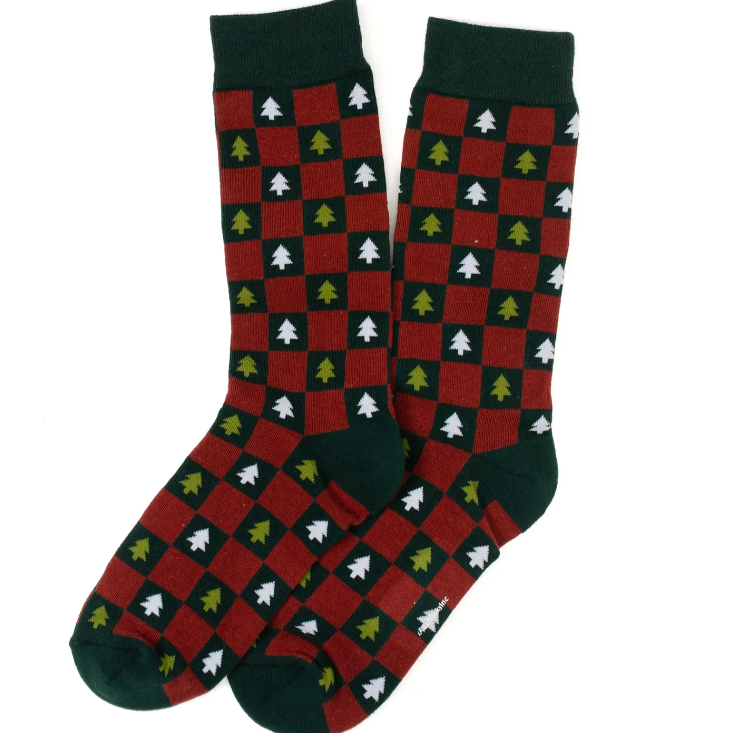 Sale Christmas Tree Red Green Checkered Men's Socks Socks | Hobbies & Interests Cufflinks