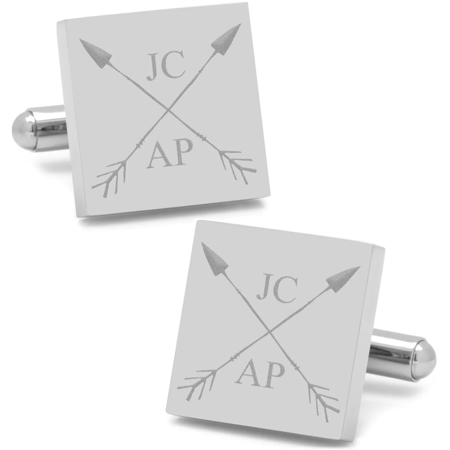 Cheap Crossed Arrows Engravable Cufflinks Luxury Cufflinks | Hobbies & Interests Cufflinks