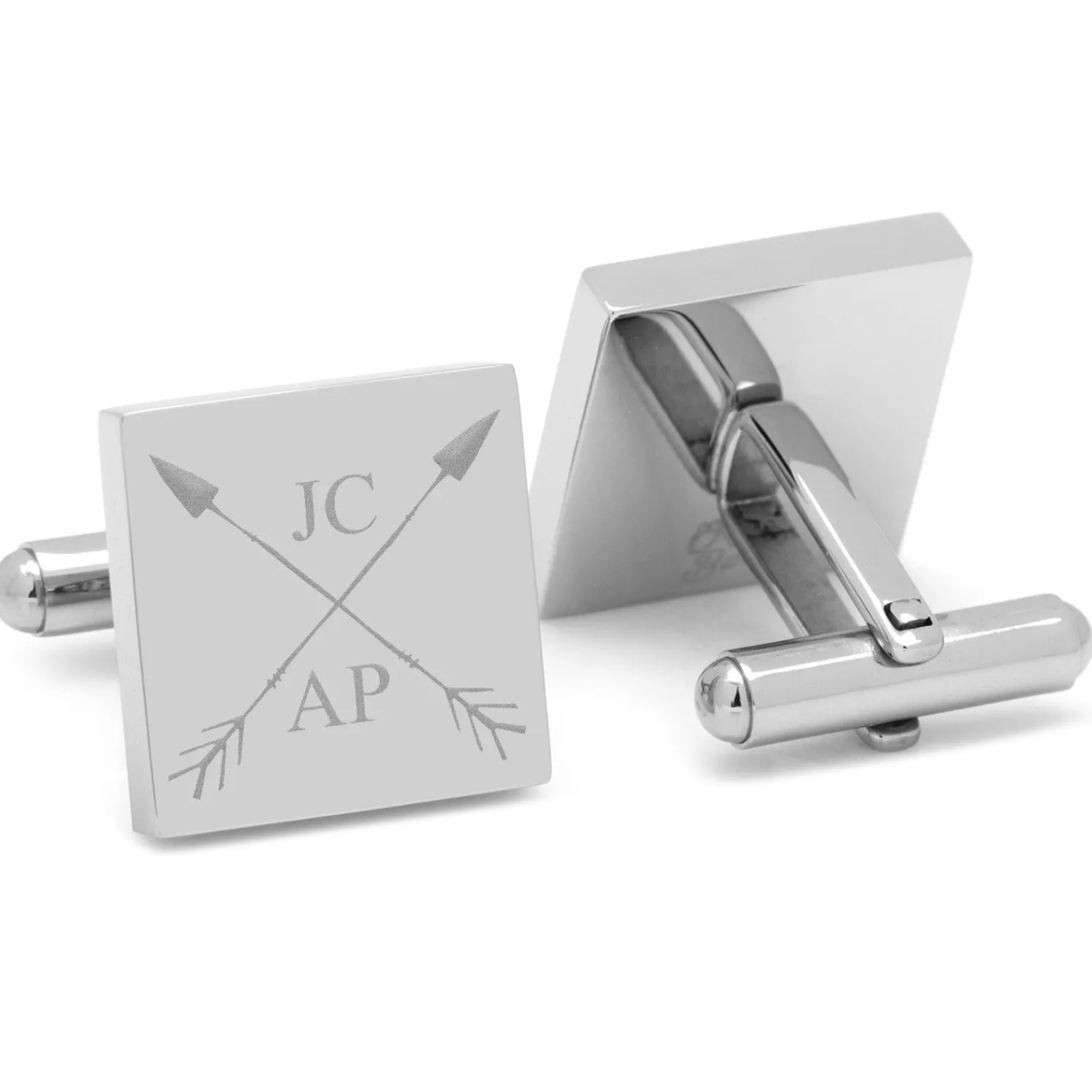 Cheap Crossed Arrows Engravable Cufflinks Luxury Cufflinks | Hobbies & Interests Cufflinks