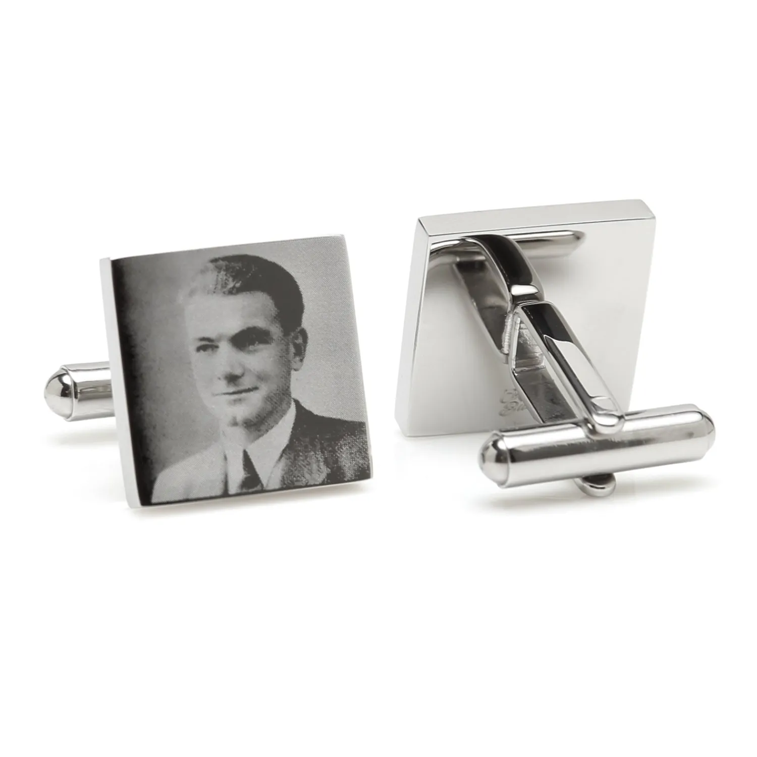 Best Custom Engraved Square Photo Cufflinks Luxury Cufflinks | Hobbies & Interests Cufflinks