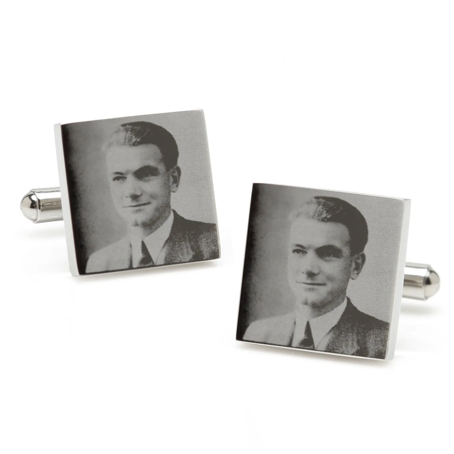 Best Custom Engraved Square Photo Cufflinks Luxury Cufflinks | Hobbies & Interests Cufflinks