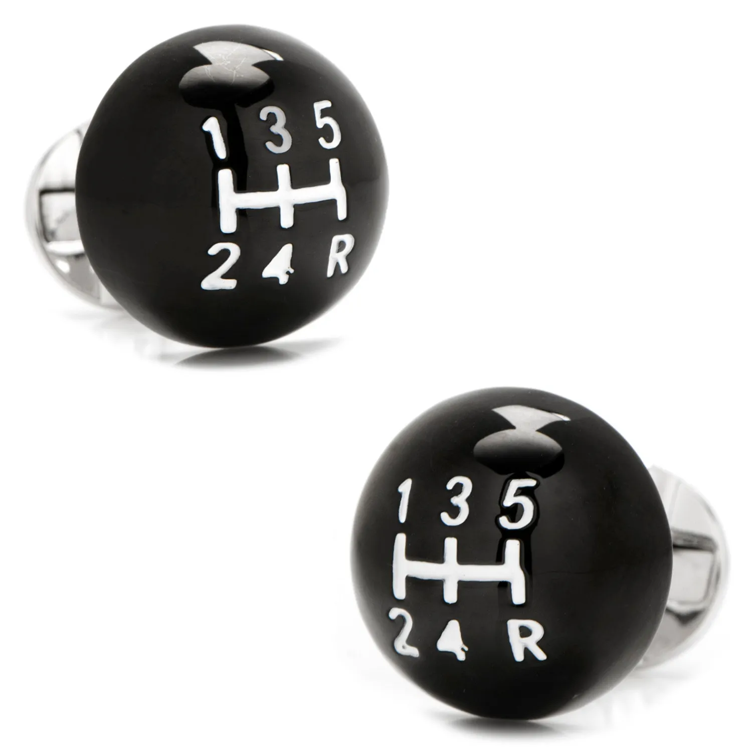 Outlet 3D Black Gear Shifter Cufflinks Luxury Cufflinks | Hobbies & Interests Cufflinks