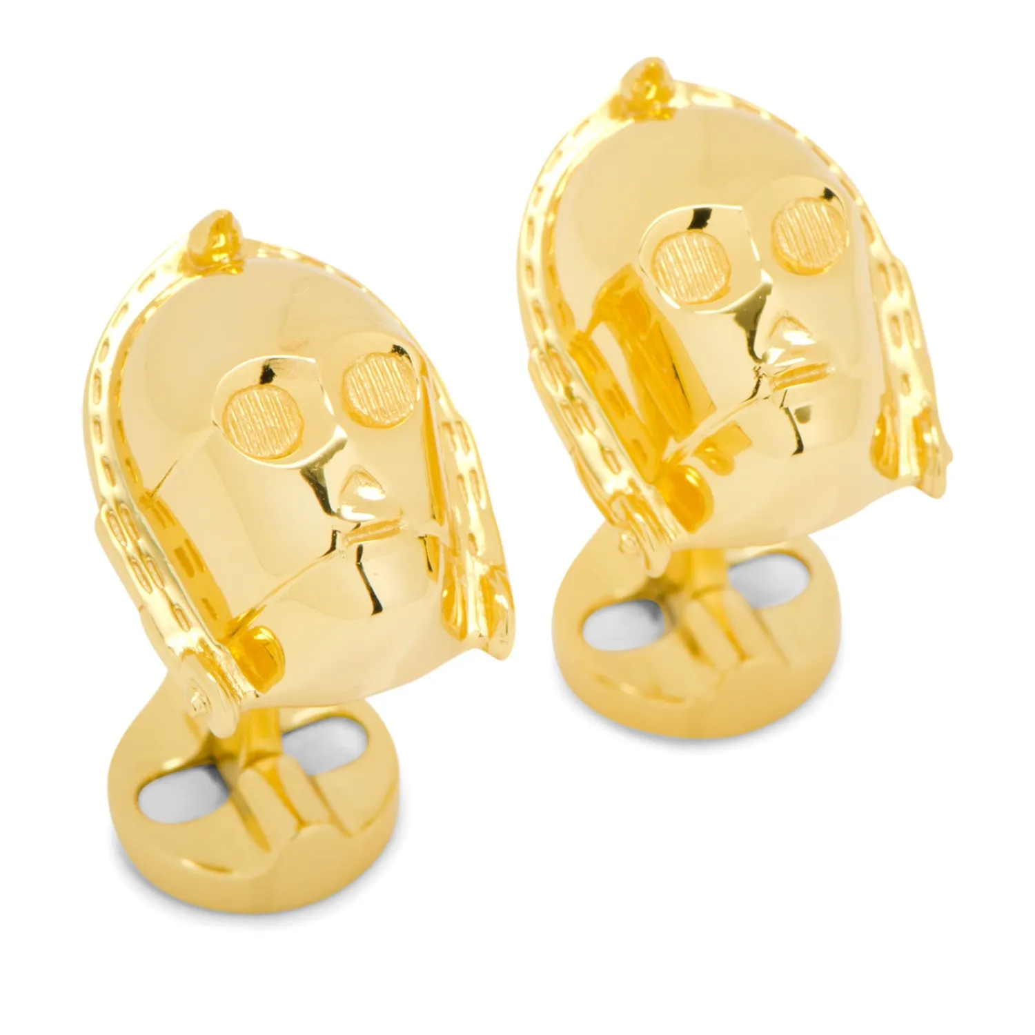 Fashion 3D C3PO Cufflinks Luxury Cufflinks | Movies & Characters Cufflinks