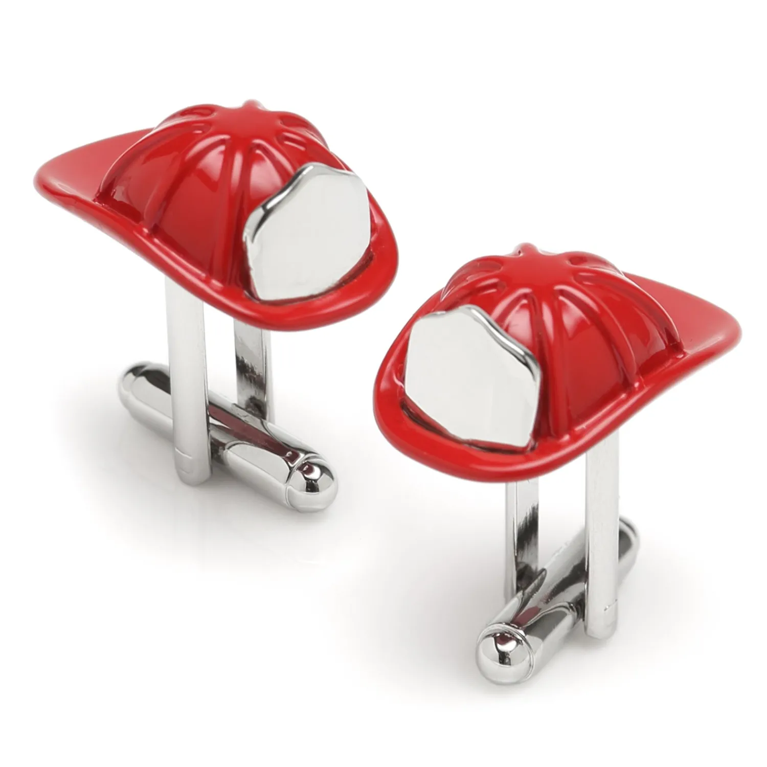 Online 3D Fireman Hat Cufflinks Luxury Cufflinks | Hobbies & Interests Cufflinks