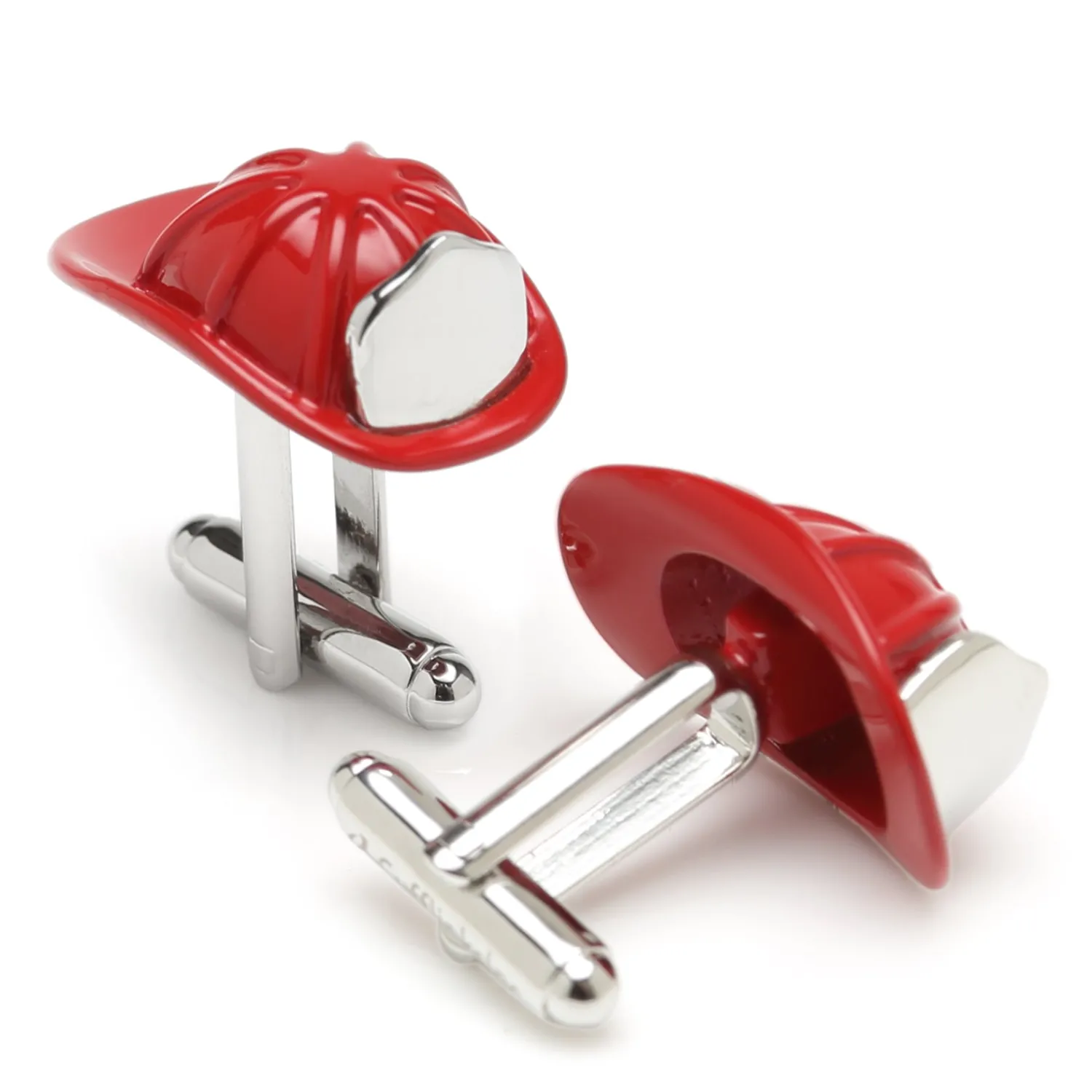 Online 3D Fireman Hat Cufflinks Luxury Cufflinks | Hobbies & Interests Cufflinks