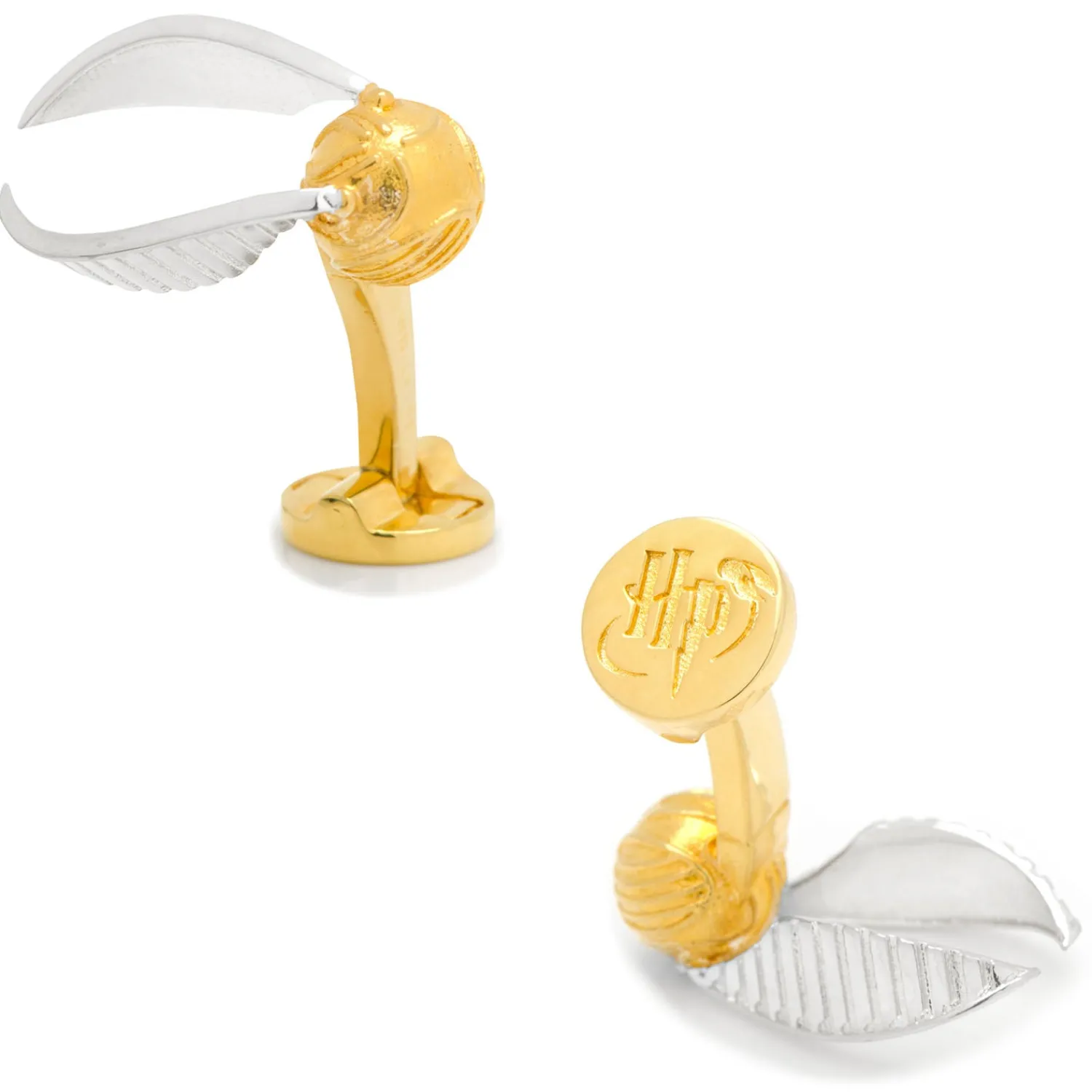 Sale 3D Golden Snitch Cufflinks Luxury Cufflinks | Movies & Characters Cufflinks