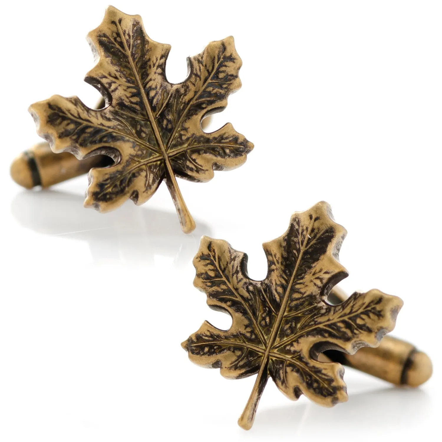 Outlet 3D Maple Leaf Cufflinks Luxury Cufflinks | Hobbies & Interests Cufflinks