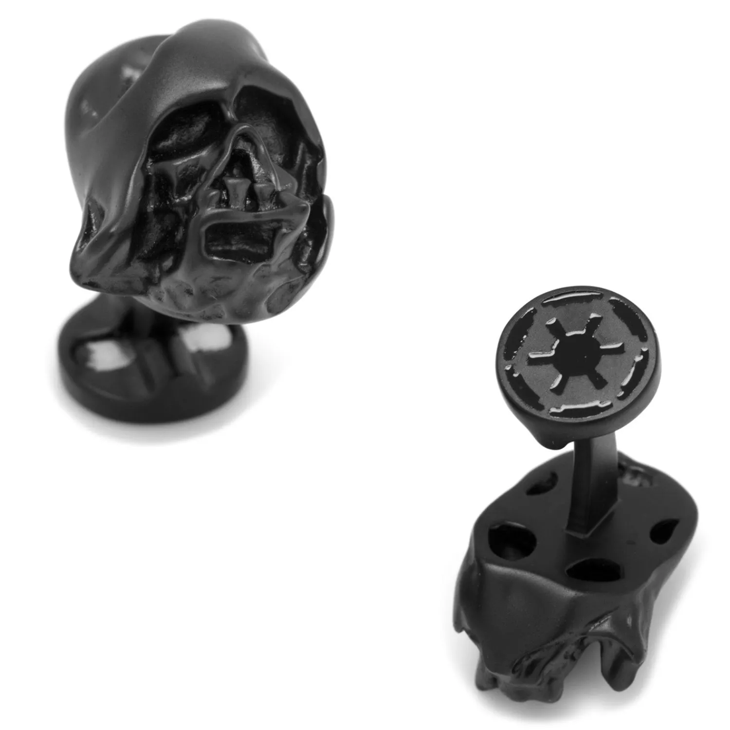 Store 3D Melted Darth Vader Helmet Cufflinks Luxury Cufflinks | Movies & Characters Cufflinks