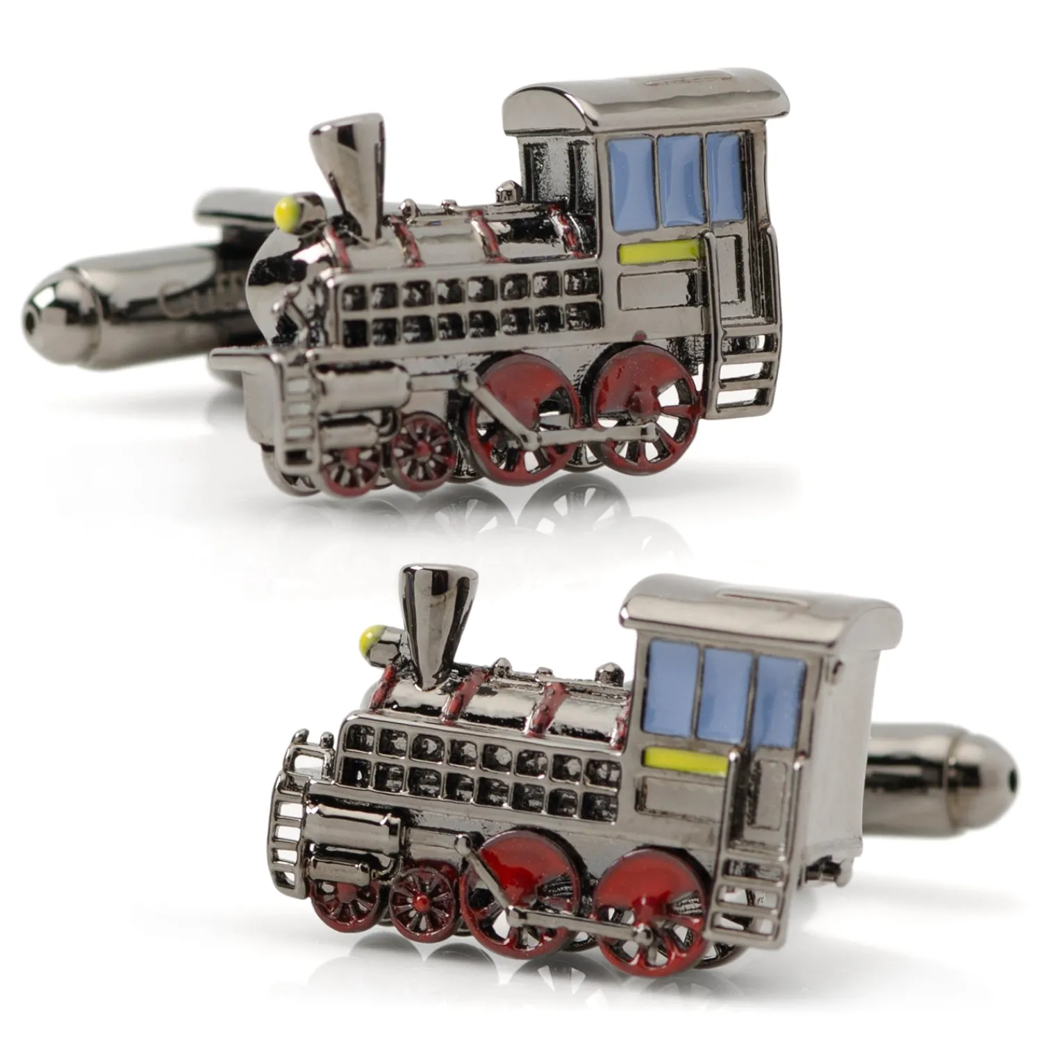 Fashion 3D Steam Engine Cufflinks Luxury Cufflinks | Hobbies & Interests Cufflinks