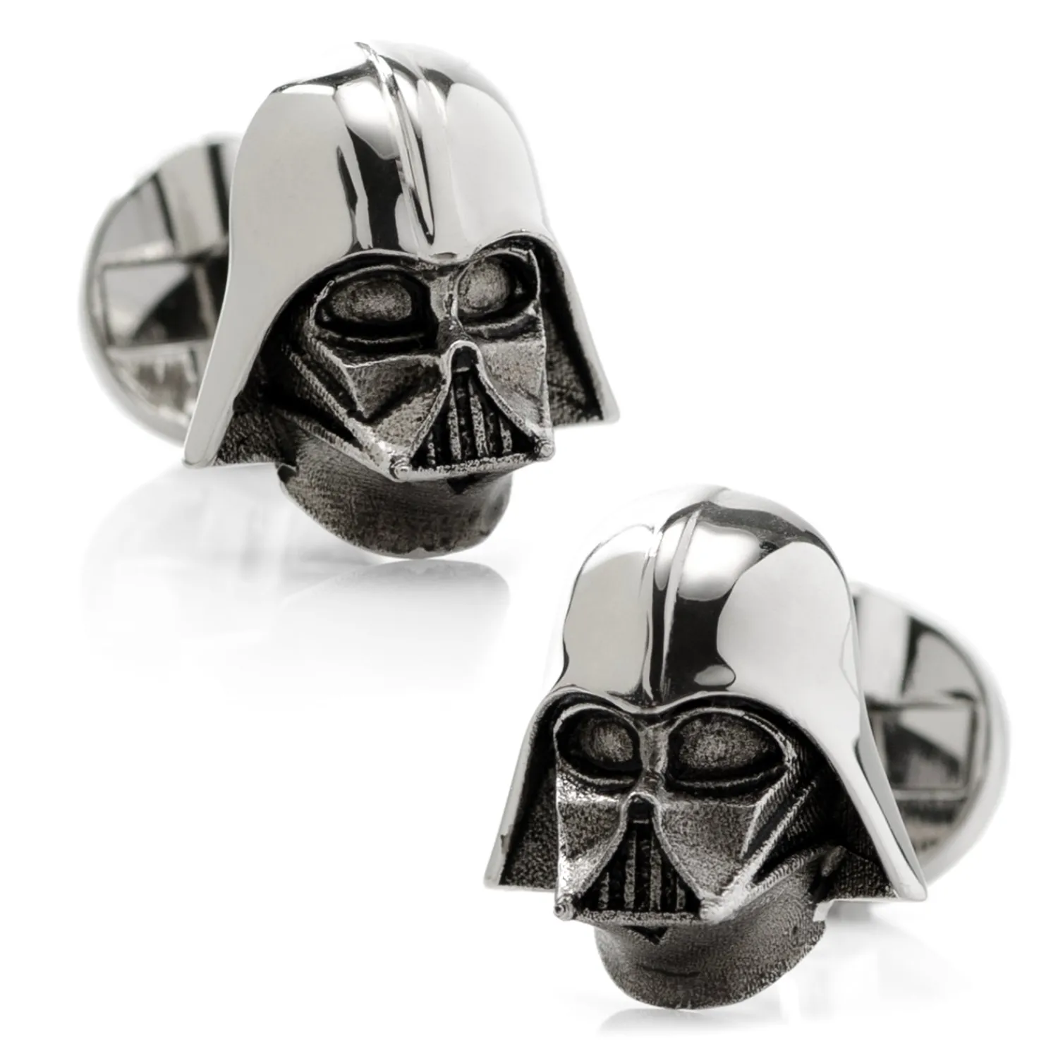 Fashion 3D Sterling Silver Darth Vader Cufflinks Luxury Cufflinks | Movies & Characters Cufflinks