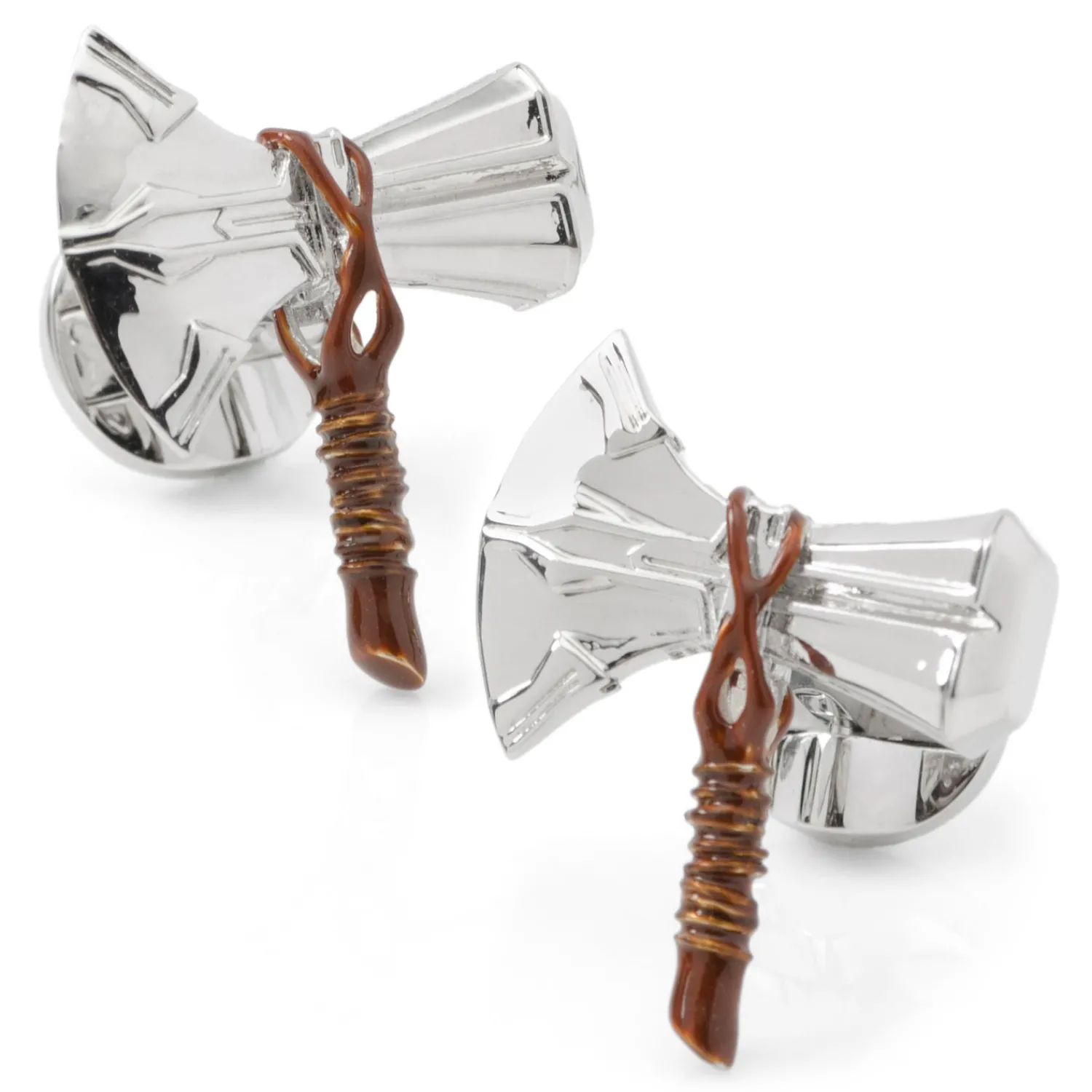 Cheap 3D Stormbreaker Silver Cufflinks Luxury Cufflinks | Movies & Characters Cufflinks