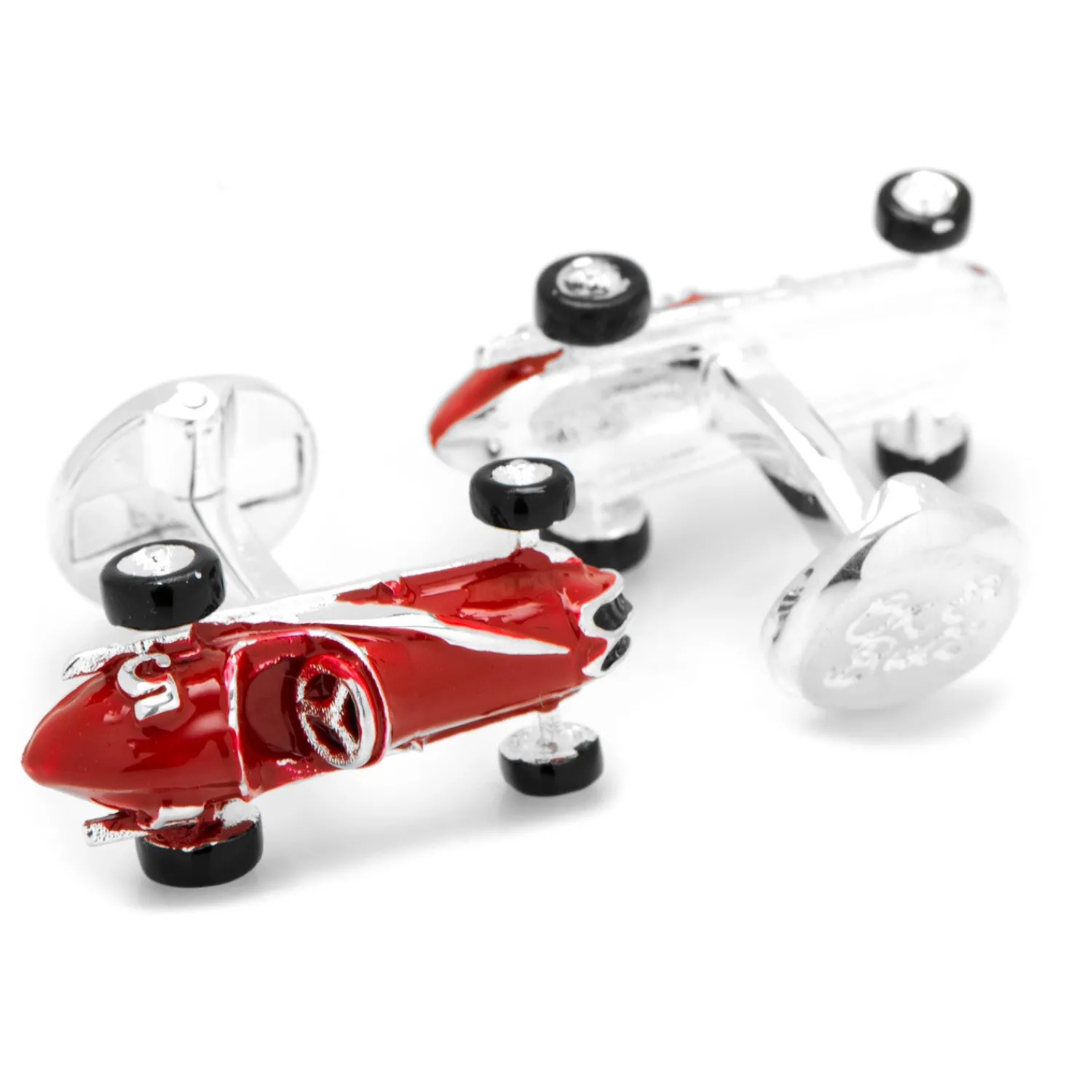 Shop 3D Vintage Race Car Cufflinks Luxury Cufflinks | Hobbies & Interests Cufflinks