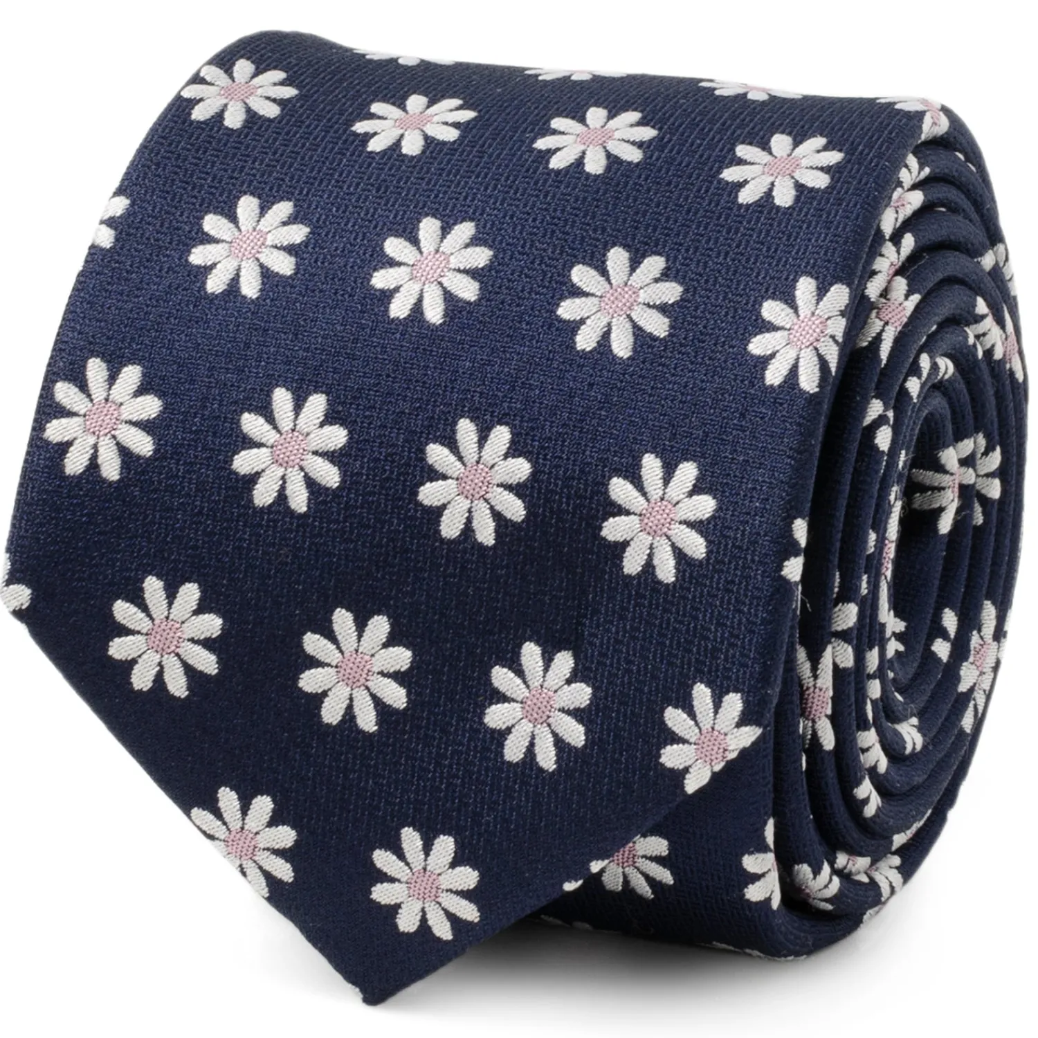 Sale Daisy Navy Blue Men's Tie Classic Ties