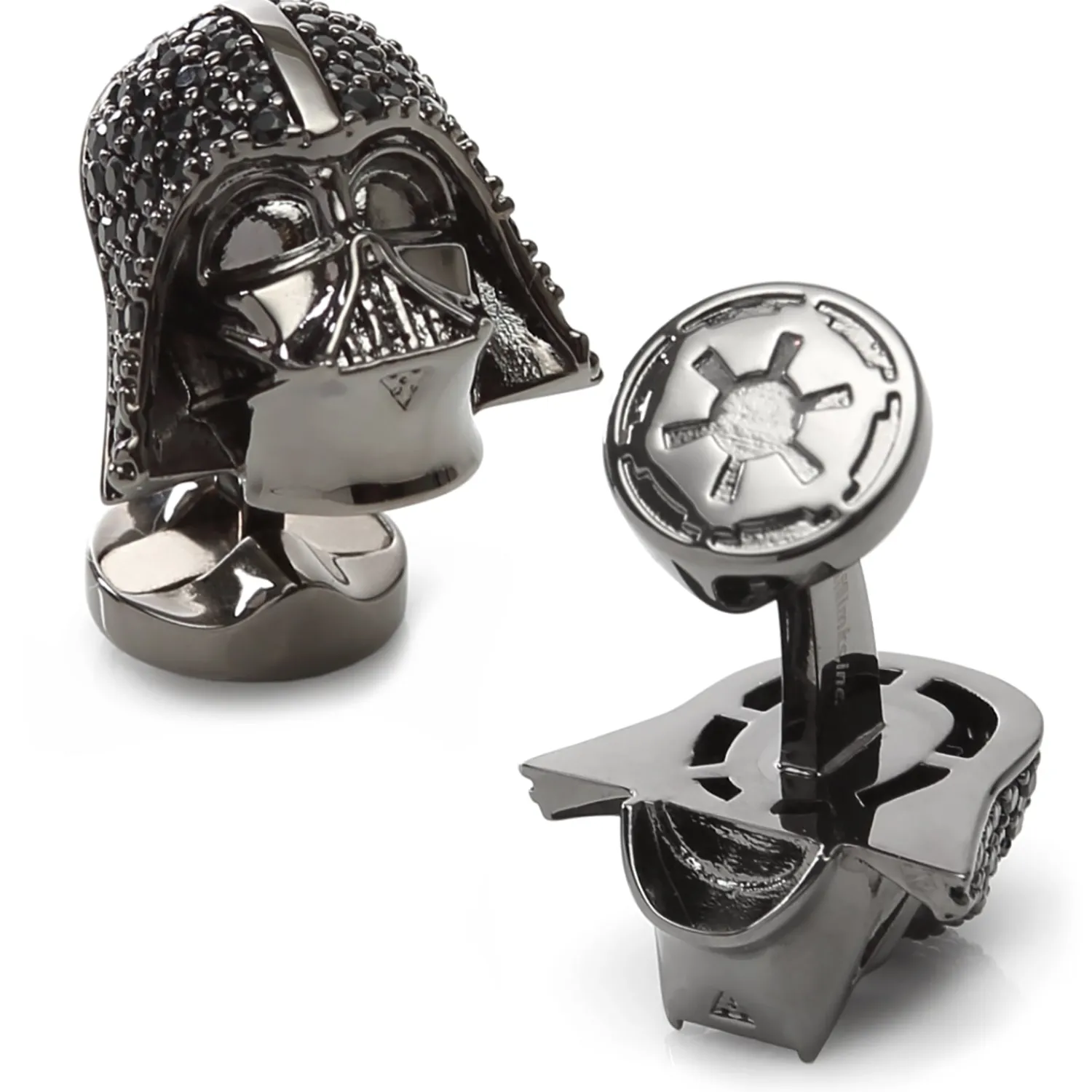 Fashion Darth Vader Crystal Helmet Cufflinks Luxury Cufflinks | Movies & Characters Cufflinks