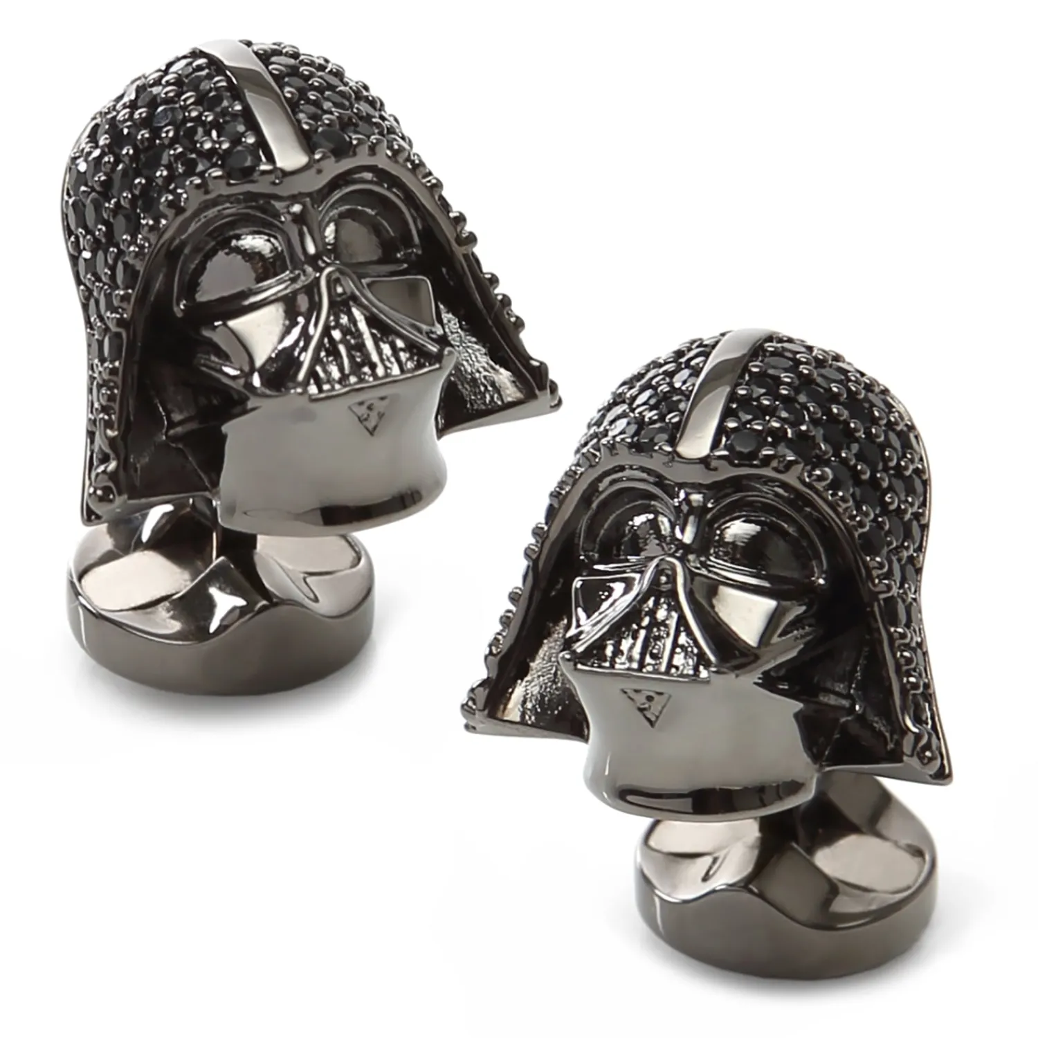 Fashion Darth Vader Crystal Helmet Cufflinks Luxury Cufflinks | Movies & Characters Cufflinks