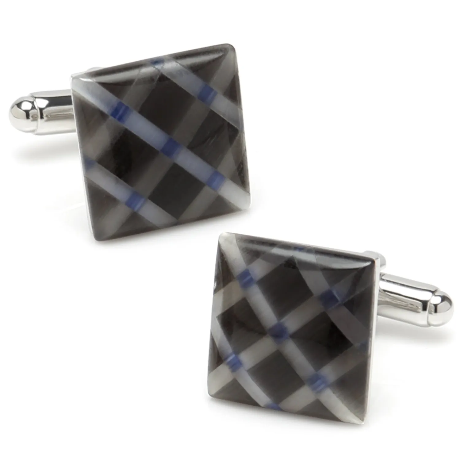 New Diamond Gray Cufflinks Luxury Cufflinks | Hobbies & Interests Cufflinks