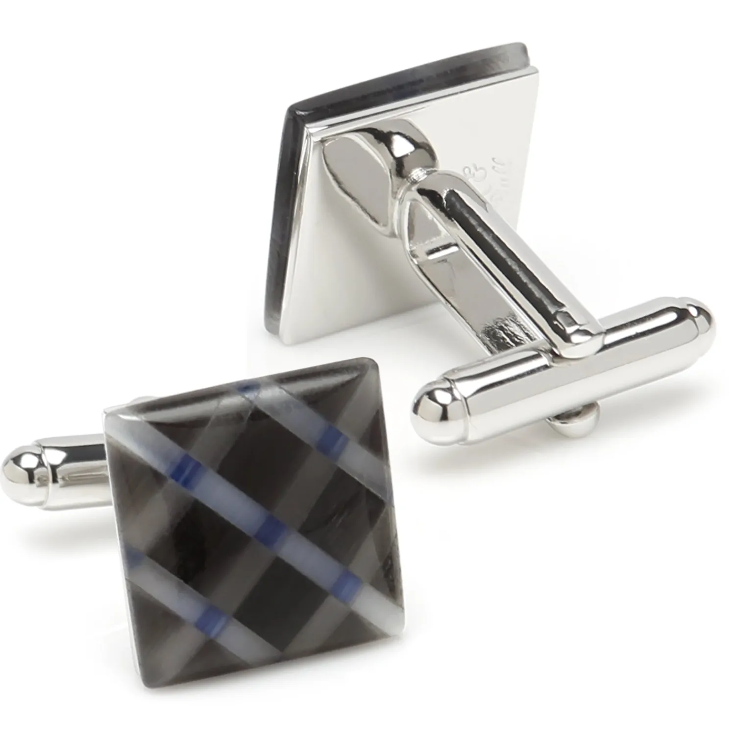 New Diamond Gray Cufflinks Luxury Cufflinks | Hobbies & Interests Cufflinks