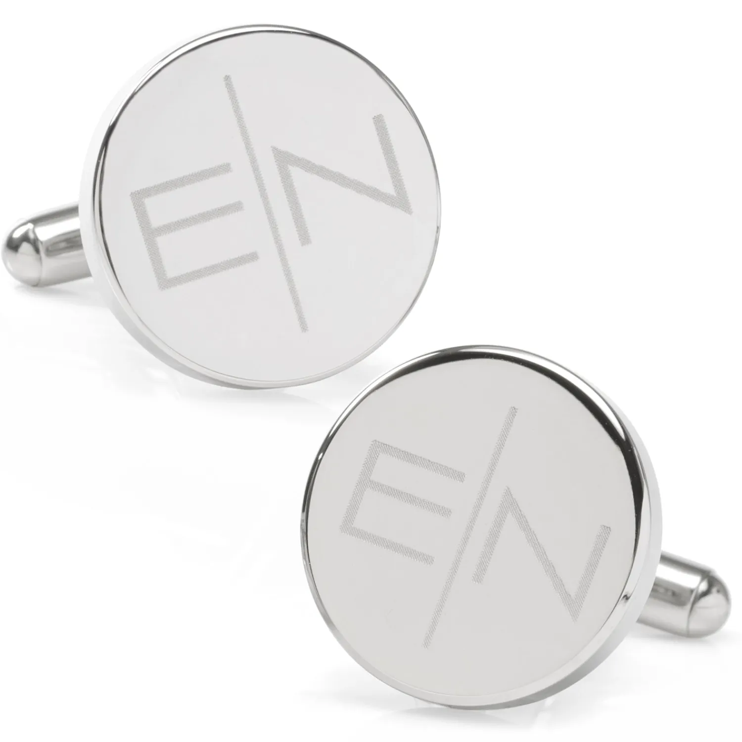 Sale Divided Modern Monogram Engravable Cufflinks Luxury Cufflinks | Hobbies & Interests Cufflinks