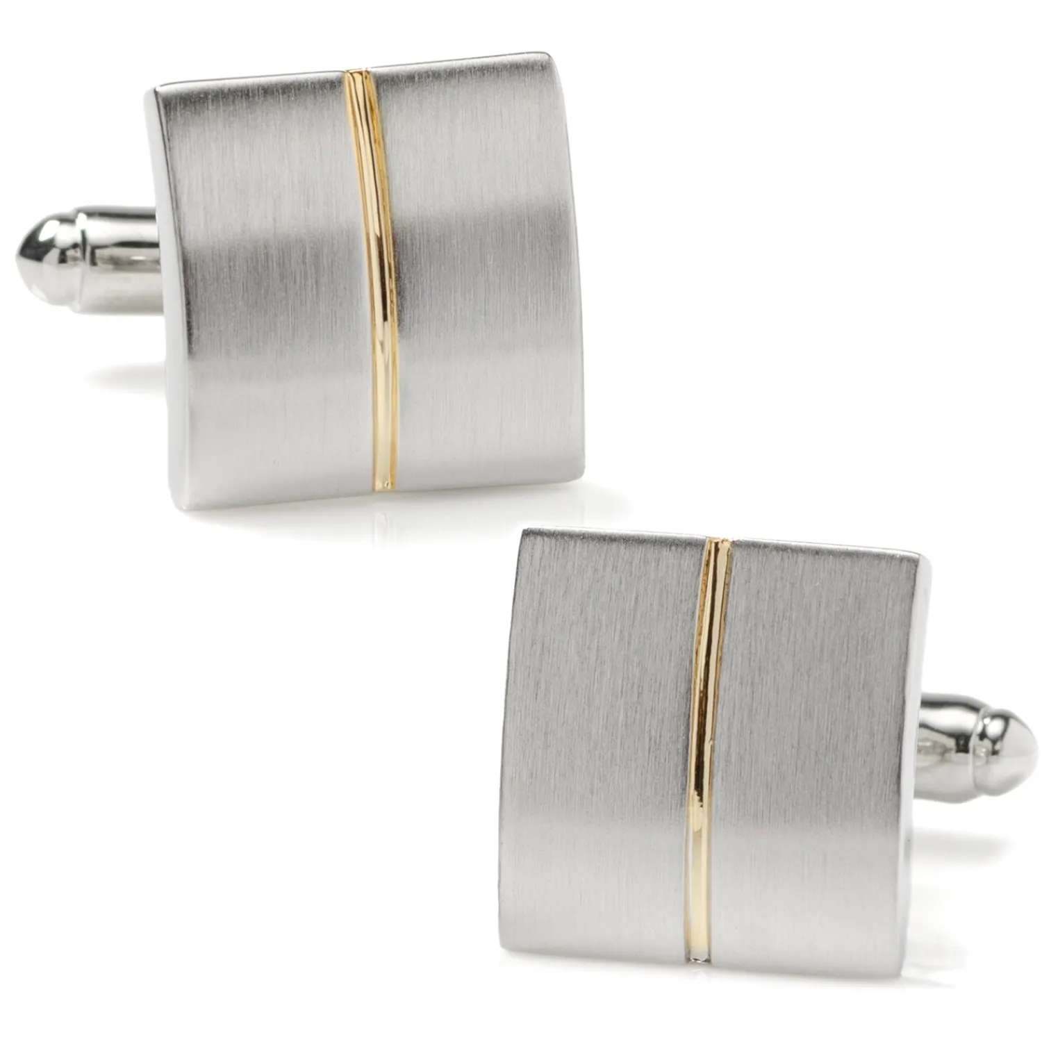 Discount Divided Two Tone Square Cufflinks Hobbies & Interests Cufflinks | Luxury Cufflinks