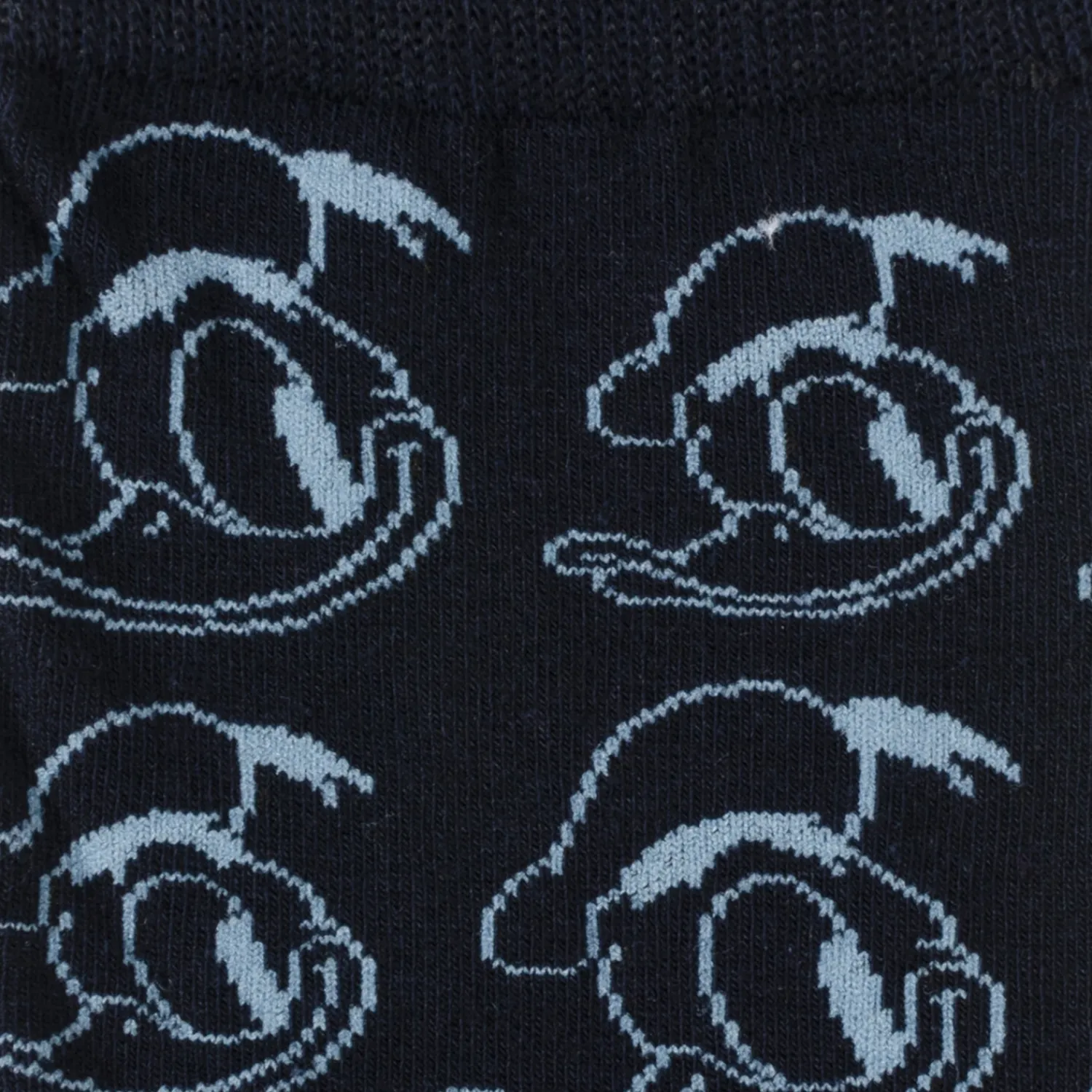 Fashion Donald Patterned Blue Sock and Mickey Blue Lapel Pin Gift Set Socks