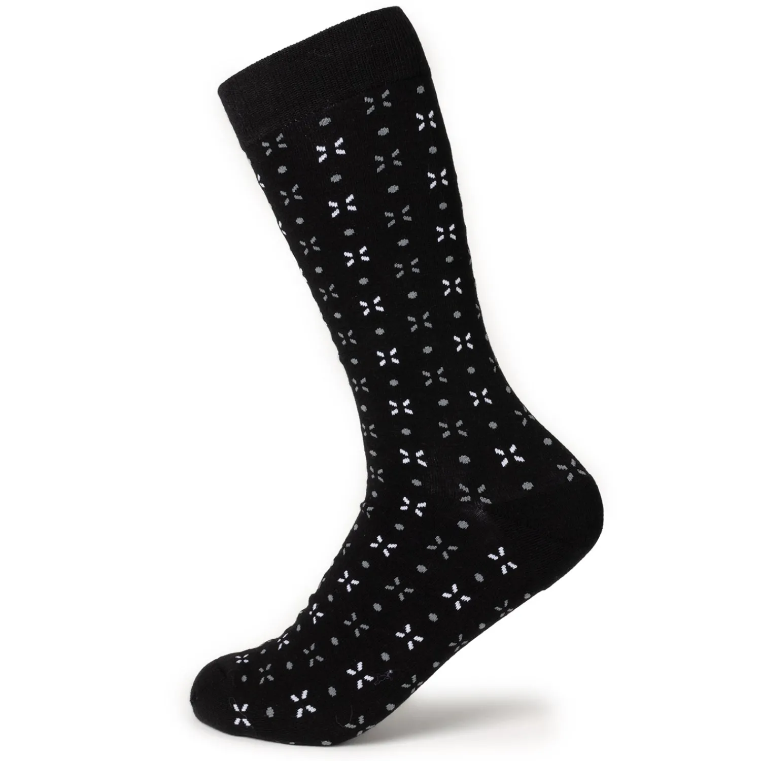 Best Dot Patterned Black Men's Socks Socks