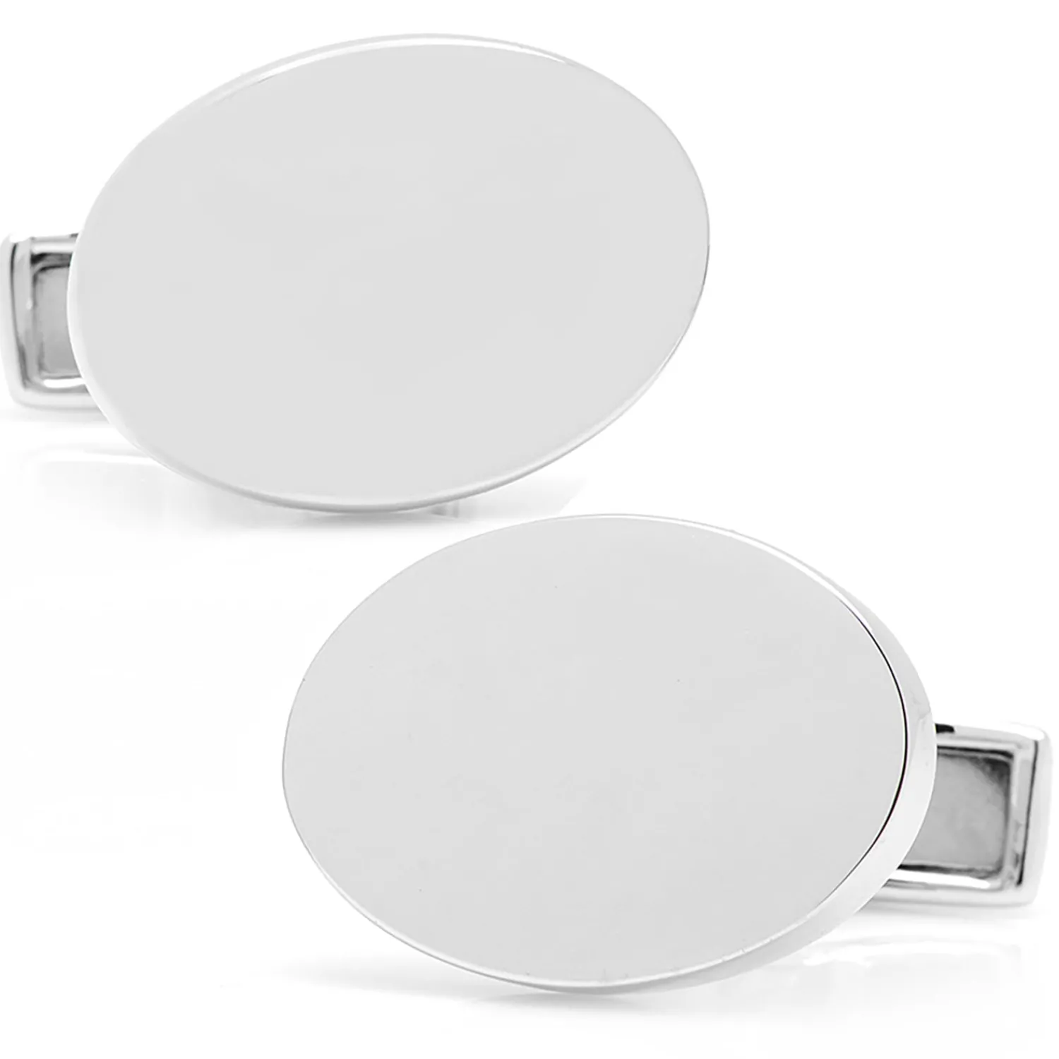 Sale Engraved Precious Moments Sterling Silver Oval Cufflinks Luxury Cufflinks | Hobbies & Interests Cufflinks