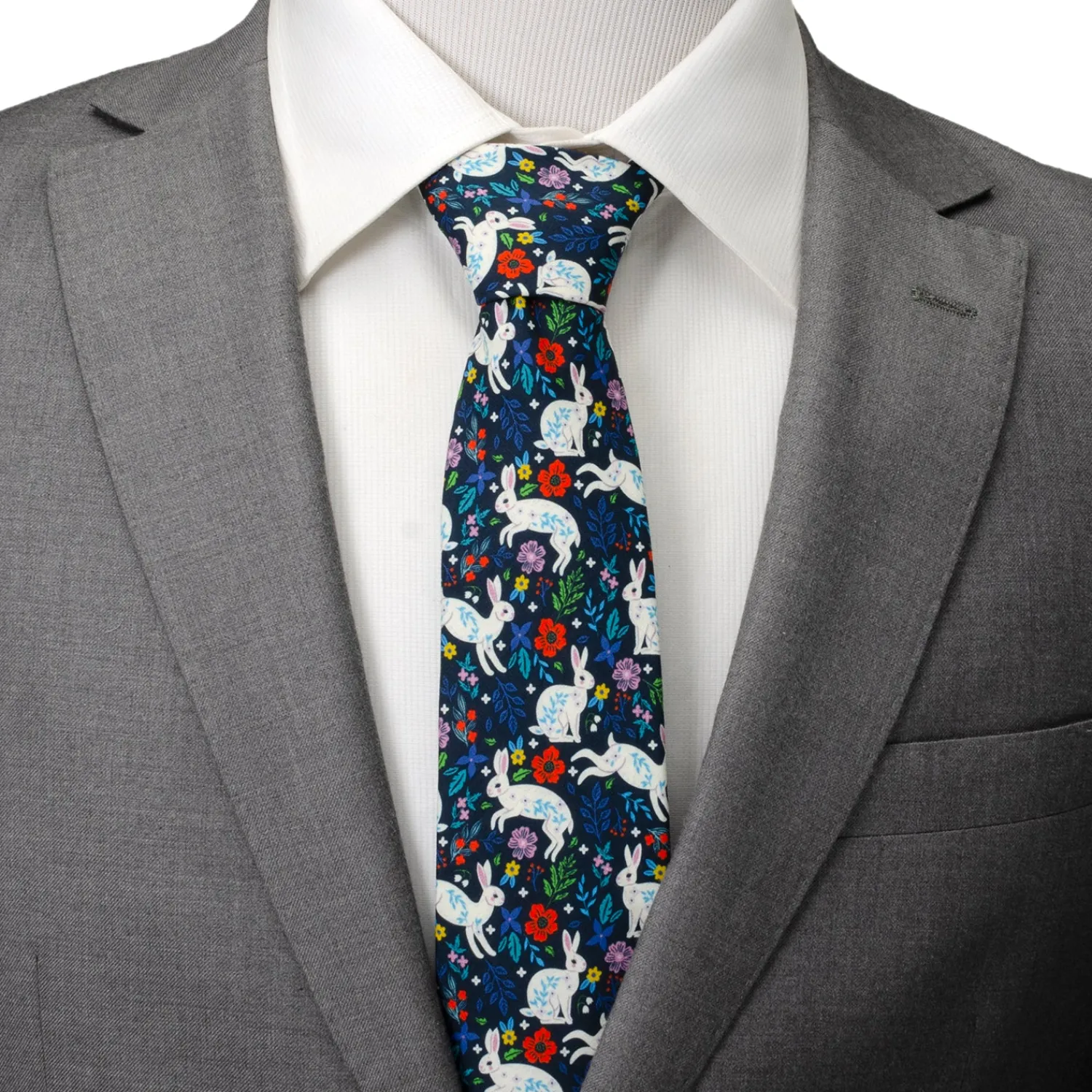 Best Floral Rabbit Men's Tie Classic Ties | Hobbies & Interests Cufflinks