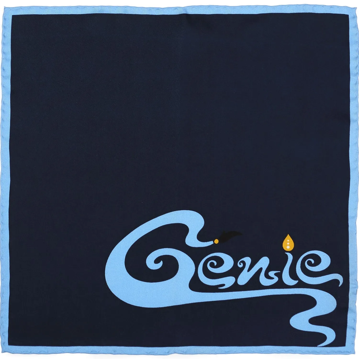 Flash Sale Genie Writing Pocket Square Pocket Squares