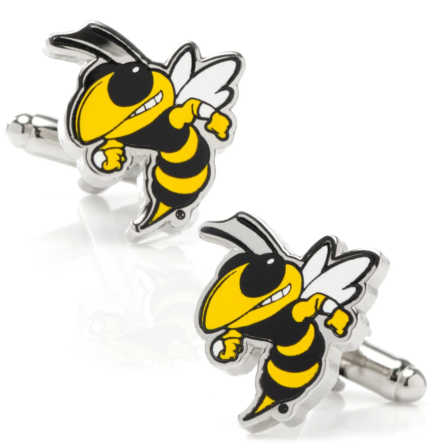 Online Georgia Tech Yellow Jackets Cufflinks Luxury Cufflinks | Sports Cufflinks