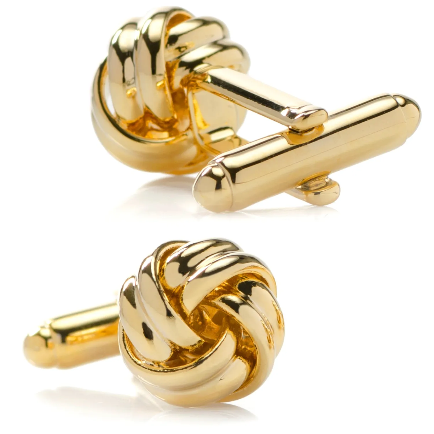 Clearance Gold Knot Cufflinks Wedding Cufflinks | Luxury Cufflinks