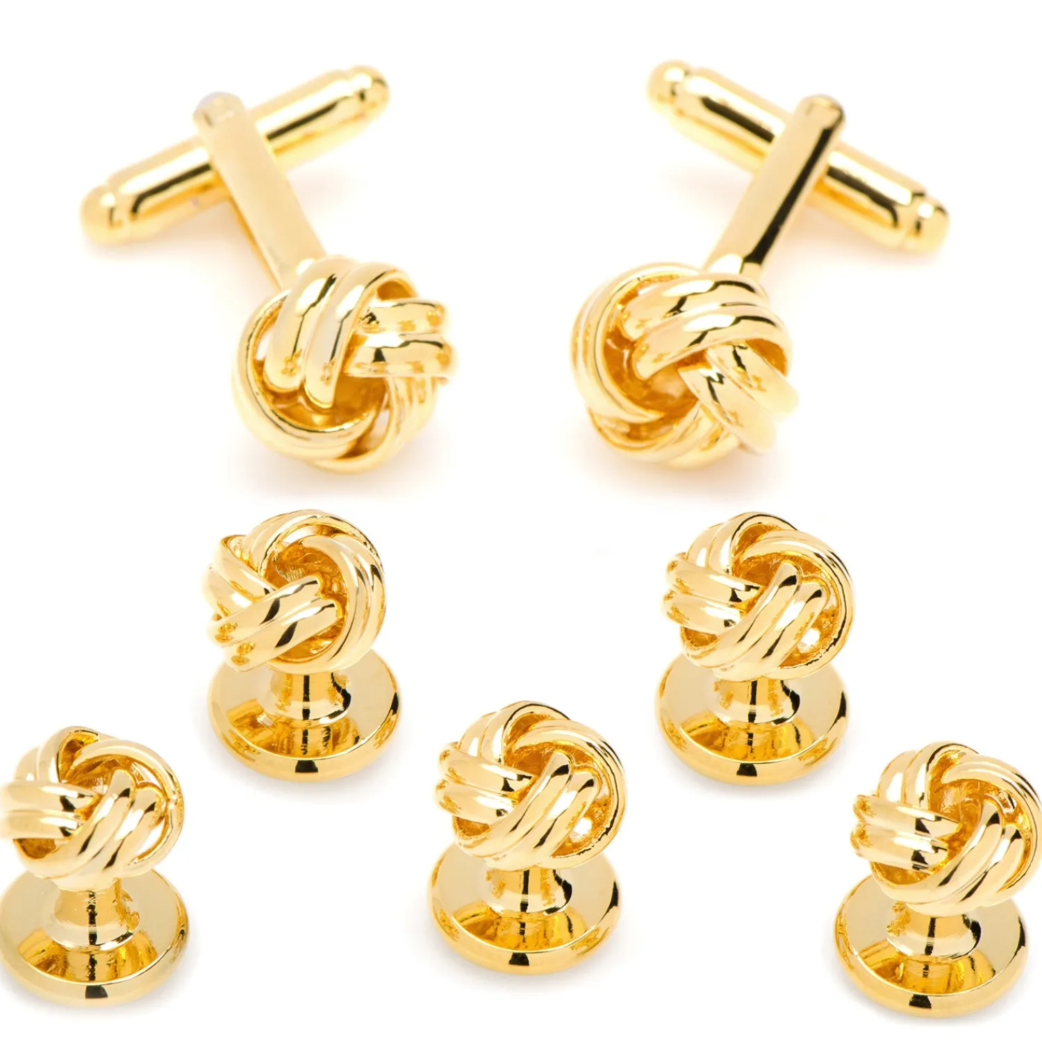 Fashion Gold Knot 5-Stud Set Stud Sets