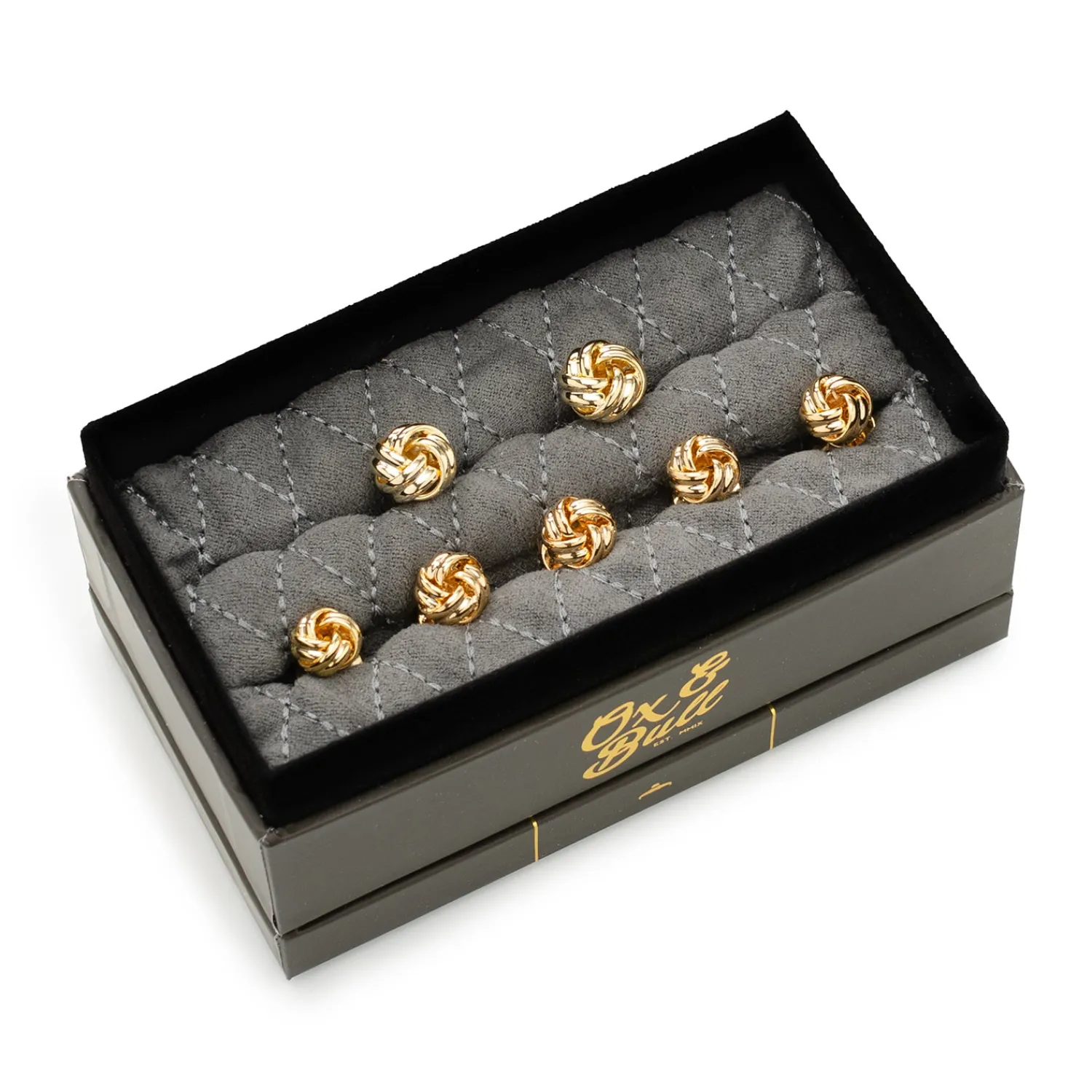 Fashion Gold Knot 5-Stud Set Stud Sets